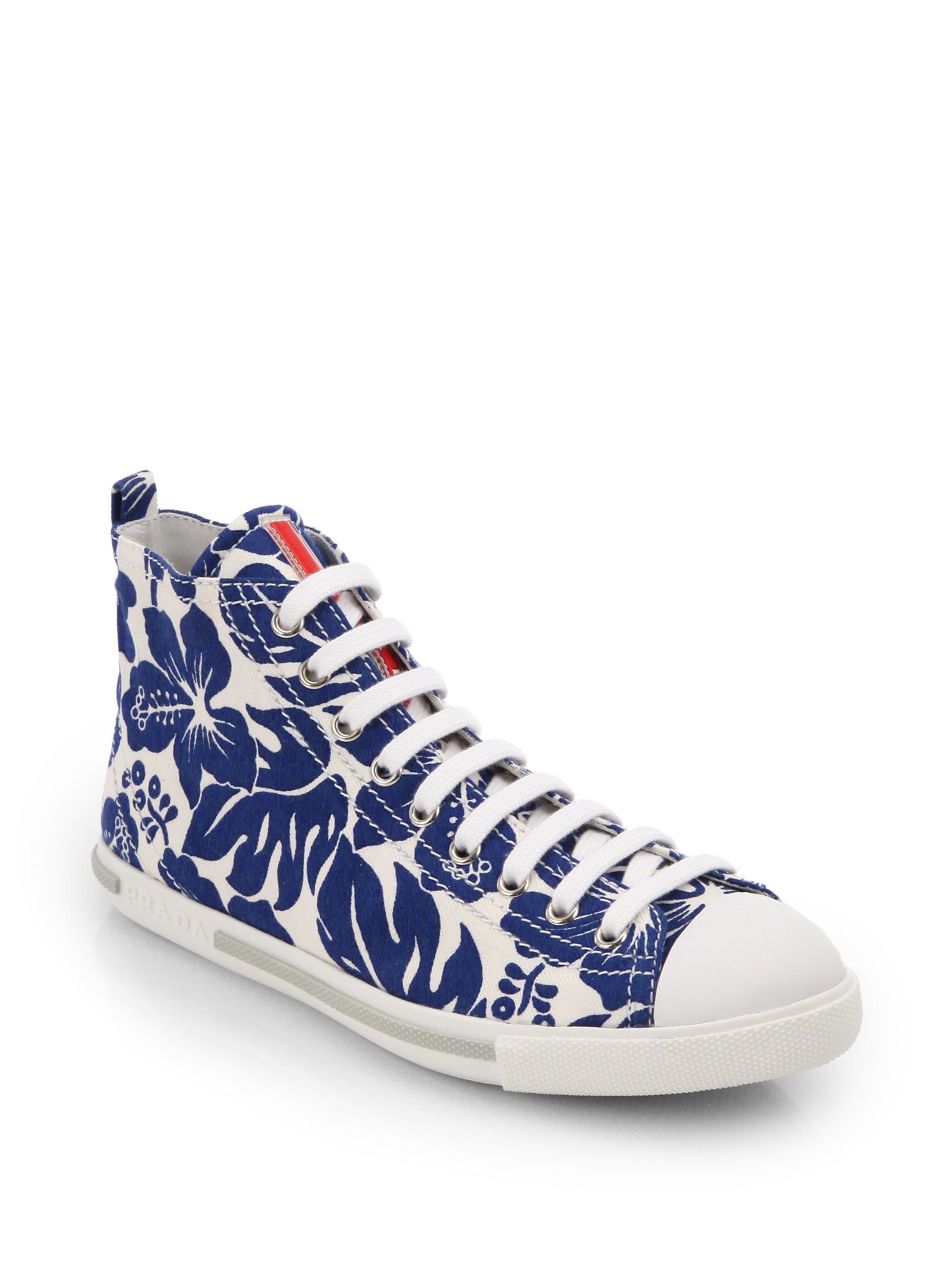 prada canvas high tops