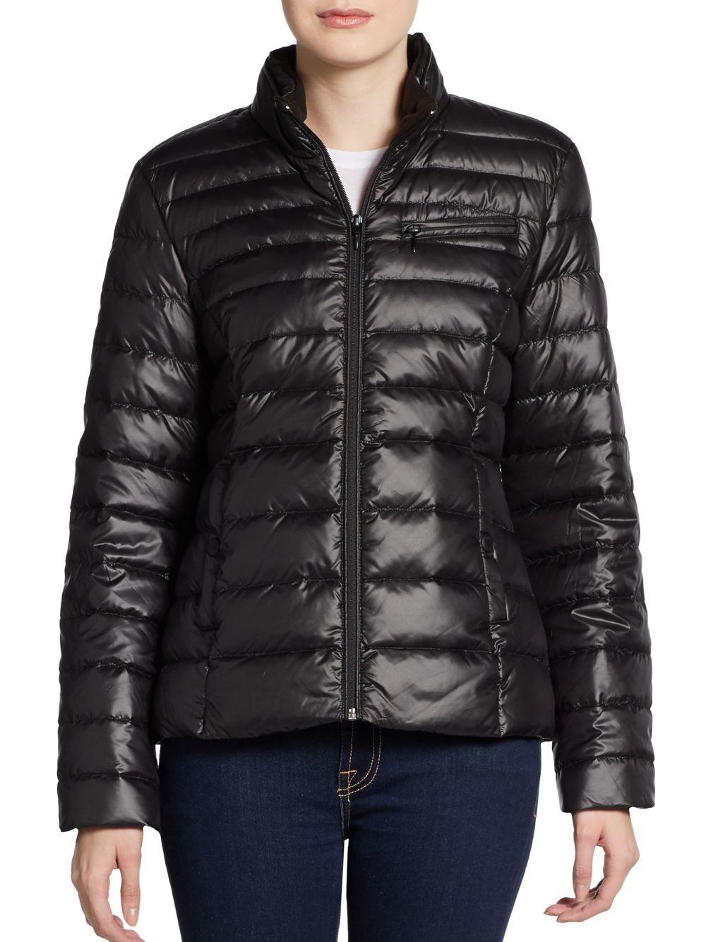 Marc New York By Andrew Marc Essex Down Puffer Jacket in Black | Lyst