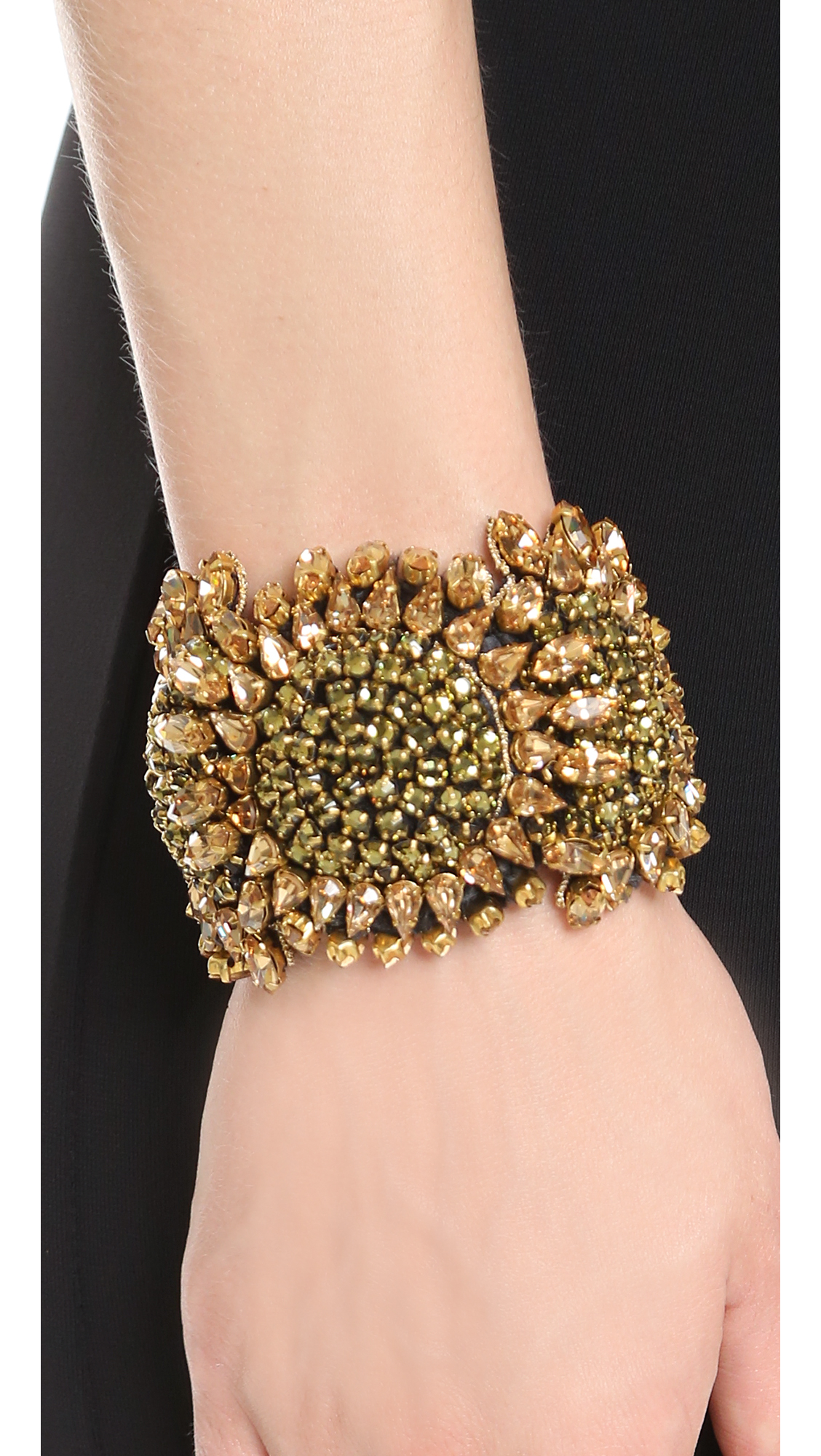 Lyst - Vera Wang Collection Bracelet - Gold in Black