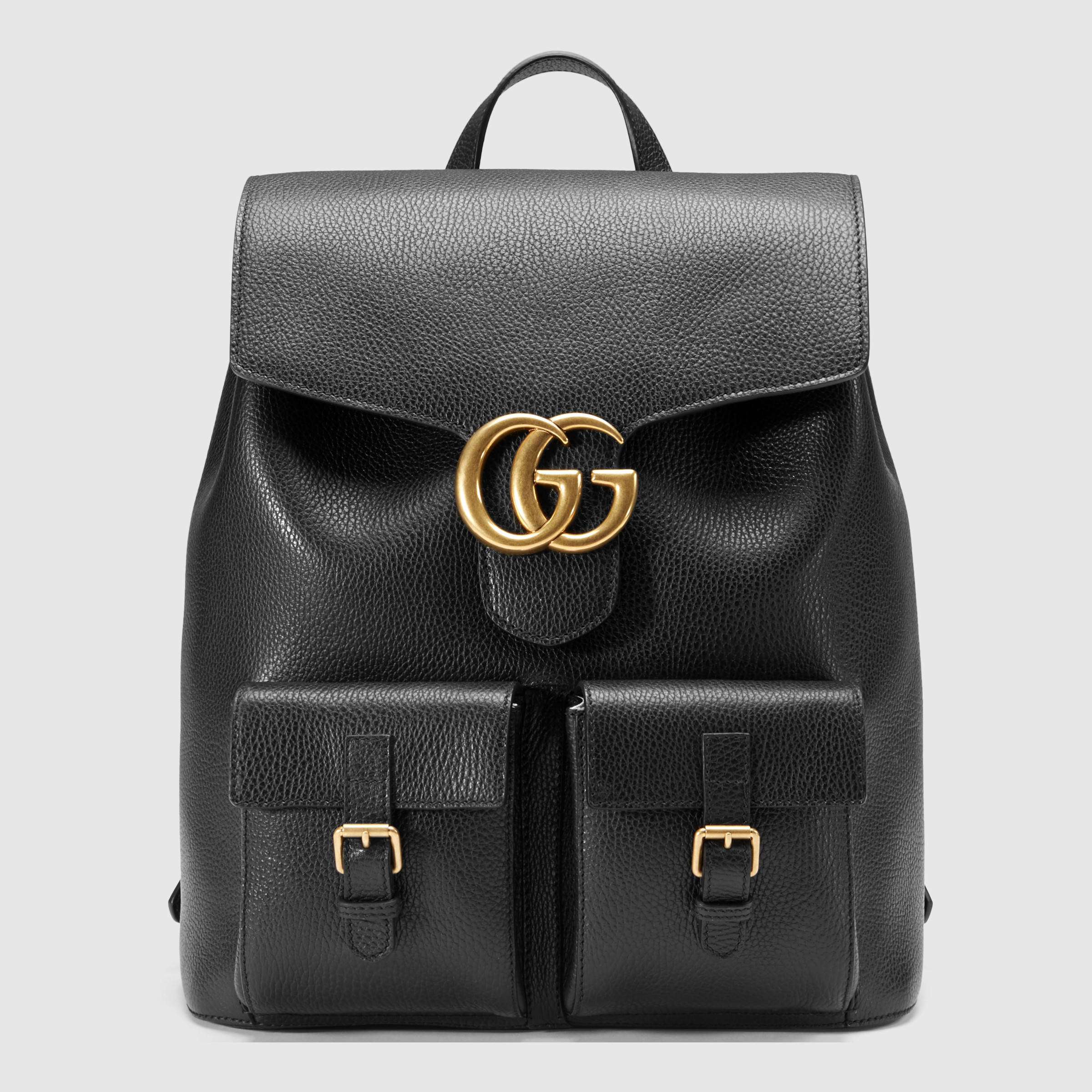 Gucci Gg Marmont Leather Backpack in Multicolour | Lyst