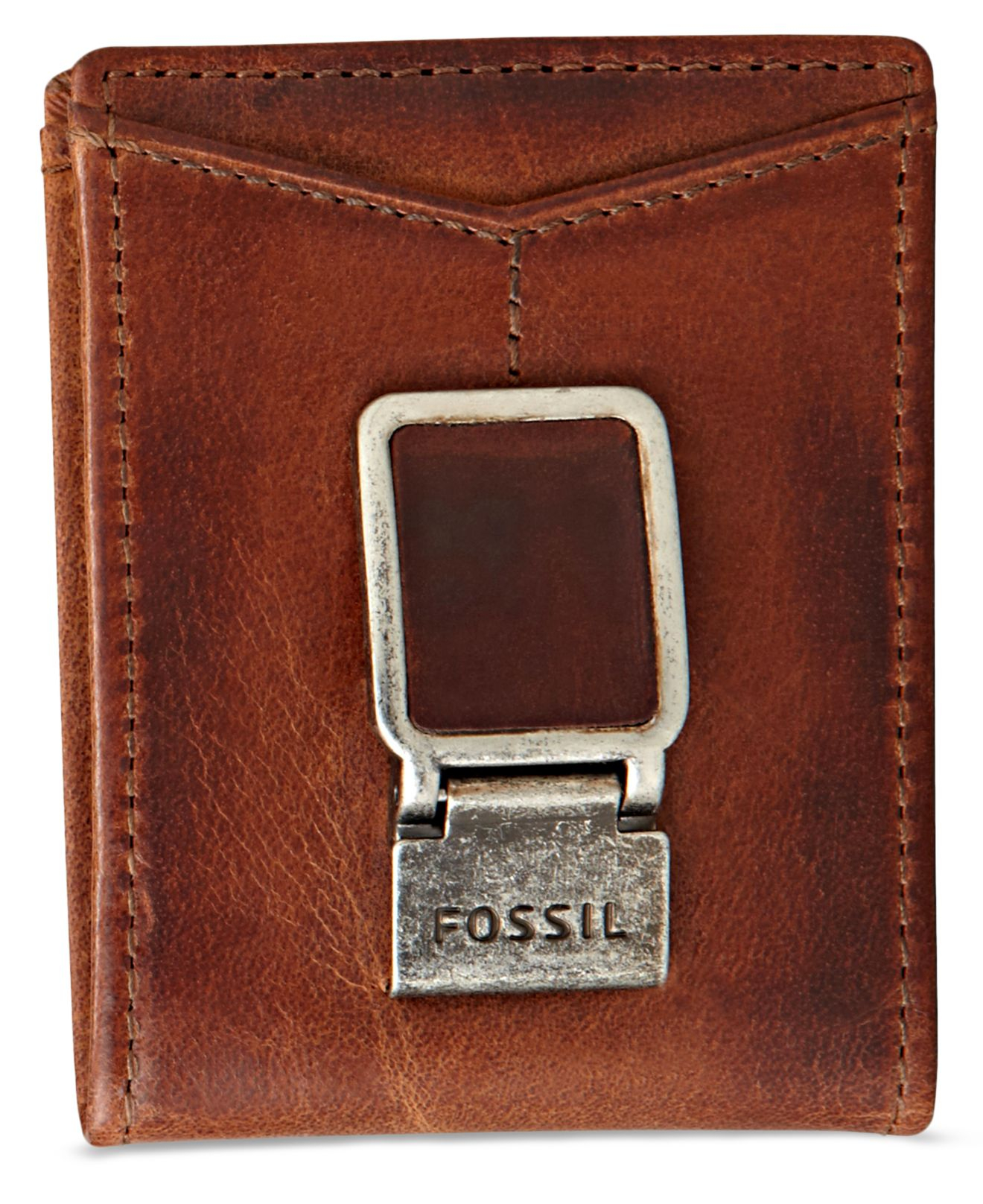 Lyst Fossil Carson Id Bifold Wallet In Brown For Men