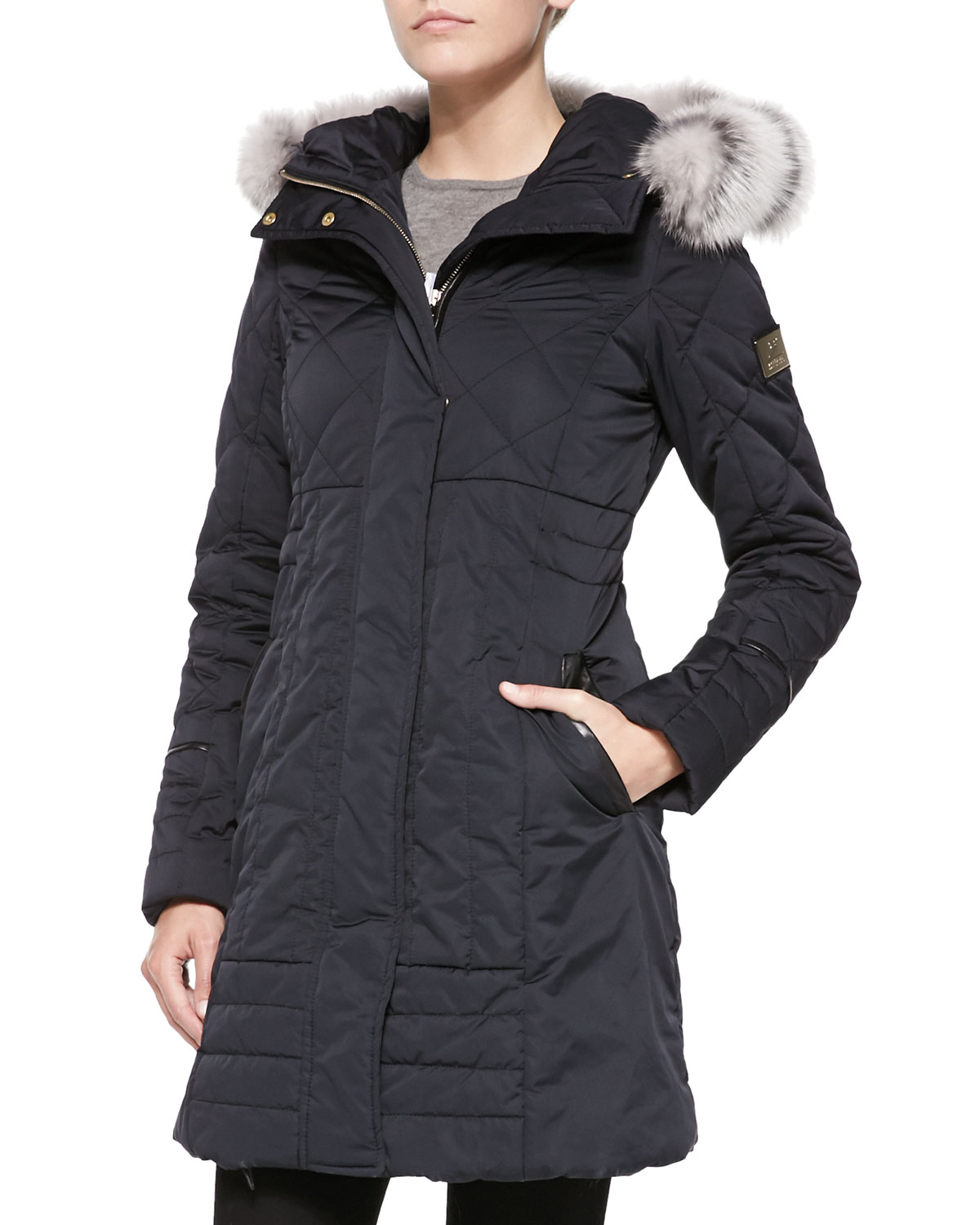 Lyst Gorski Apresski Puffer Jacket W/ Iceberg Furtrim in Black