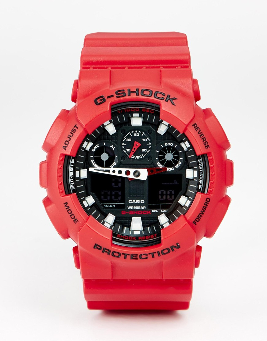 g shock full red