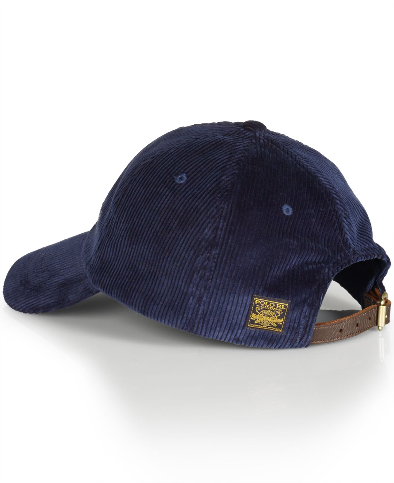 Polo Ralph Lauren Corduroy Sports Cap in Blue for Men - Lyst