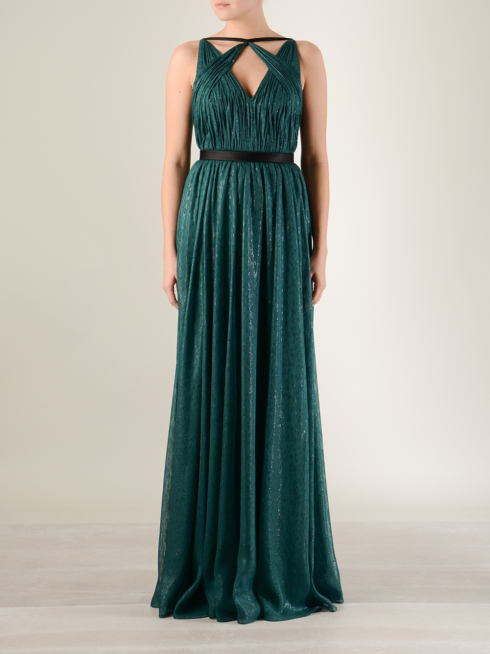 jason wu green silk dress
