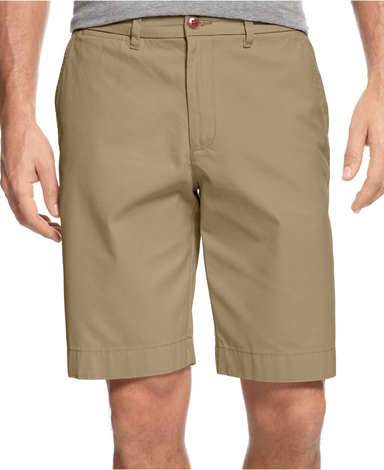 Tommy Hilfiger Core Classic-fit Chino Shorts in Khaki for Men (Mallet ...