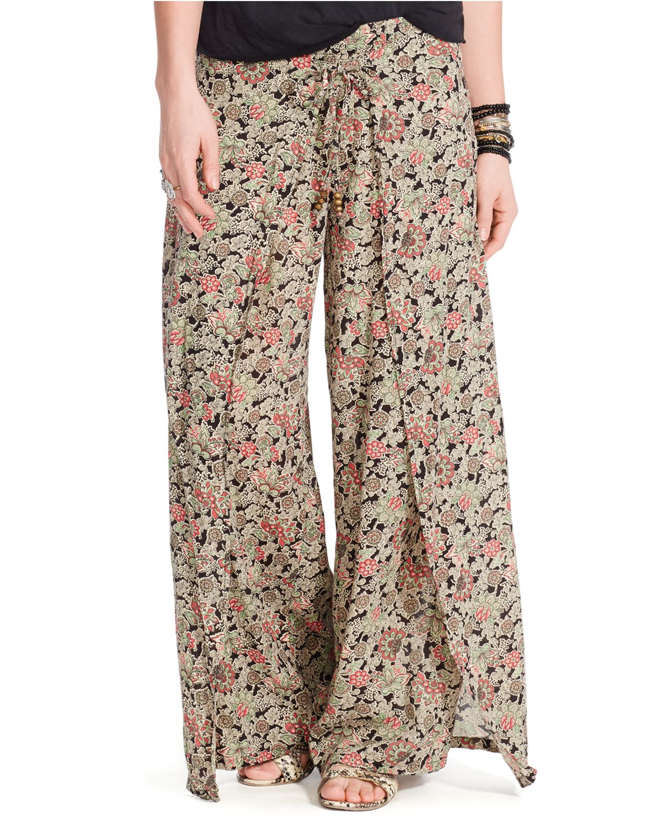 Lyst - Denim & Supply Ralph Lauren Floral-print Wide-leg Pants