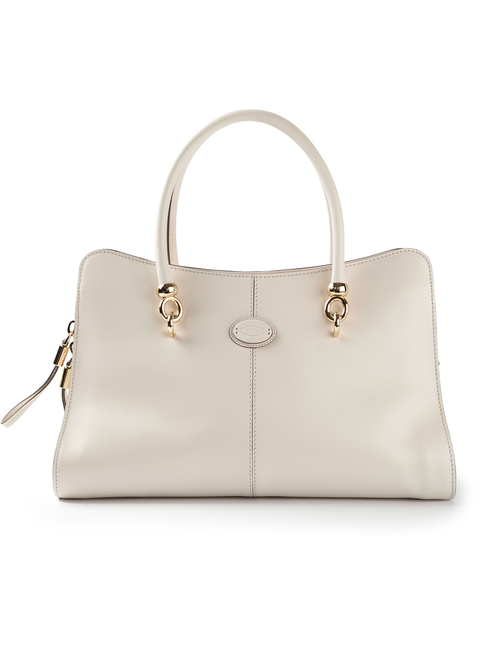 Tod's Small Tote Bag in White | Lyst