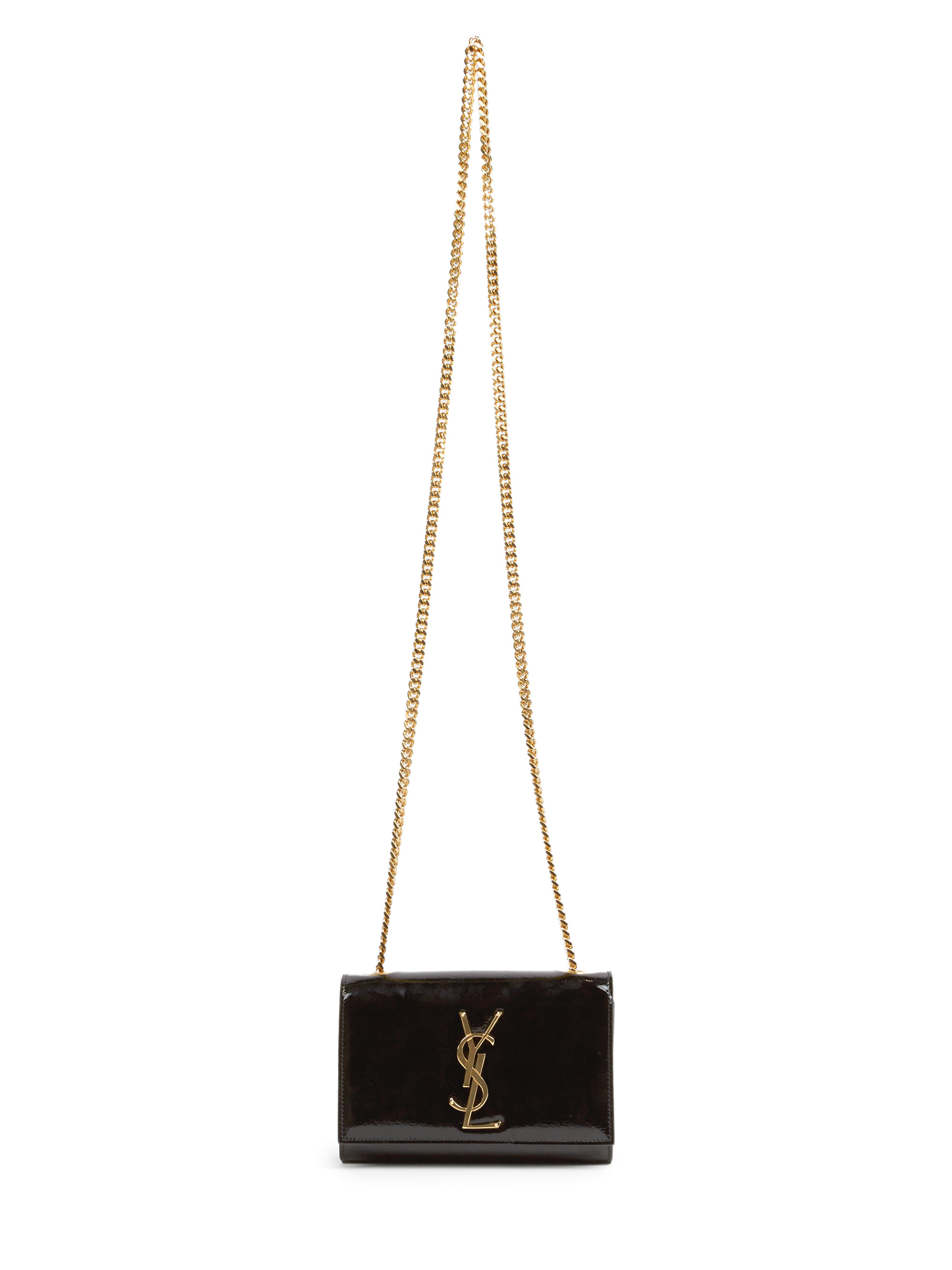 school belle satchel bag - Saint laurent Monogram Small Patent Leather Crossbody Bag in Black ...