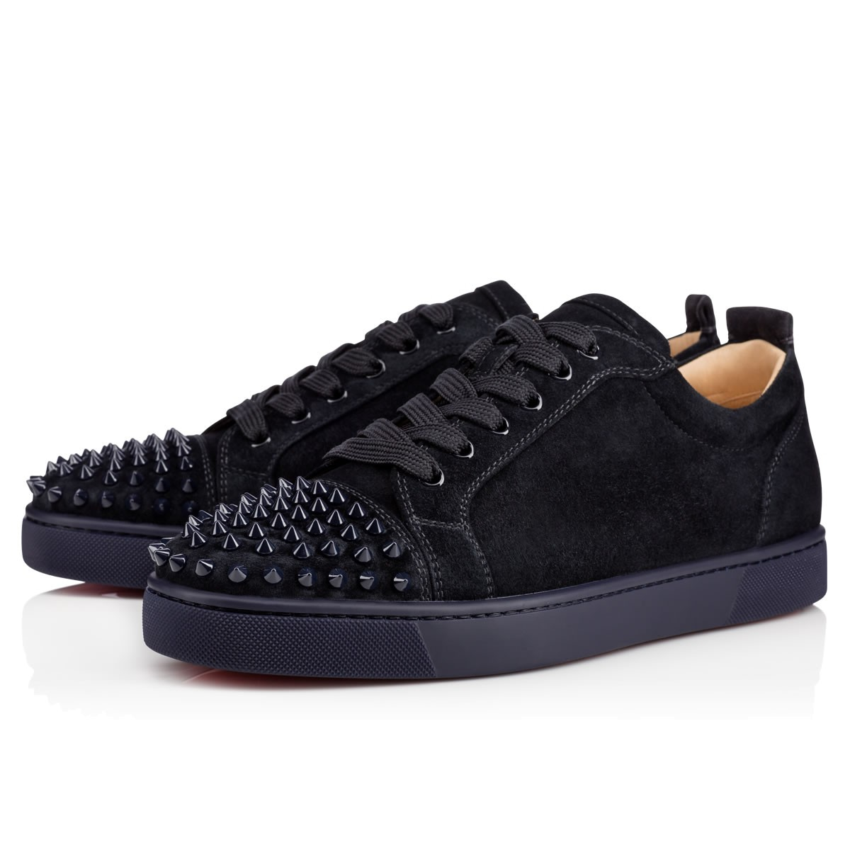 Christian louboutin Louis Low-top Suede Trainers in Blue for Men (NAVY ...