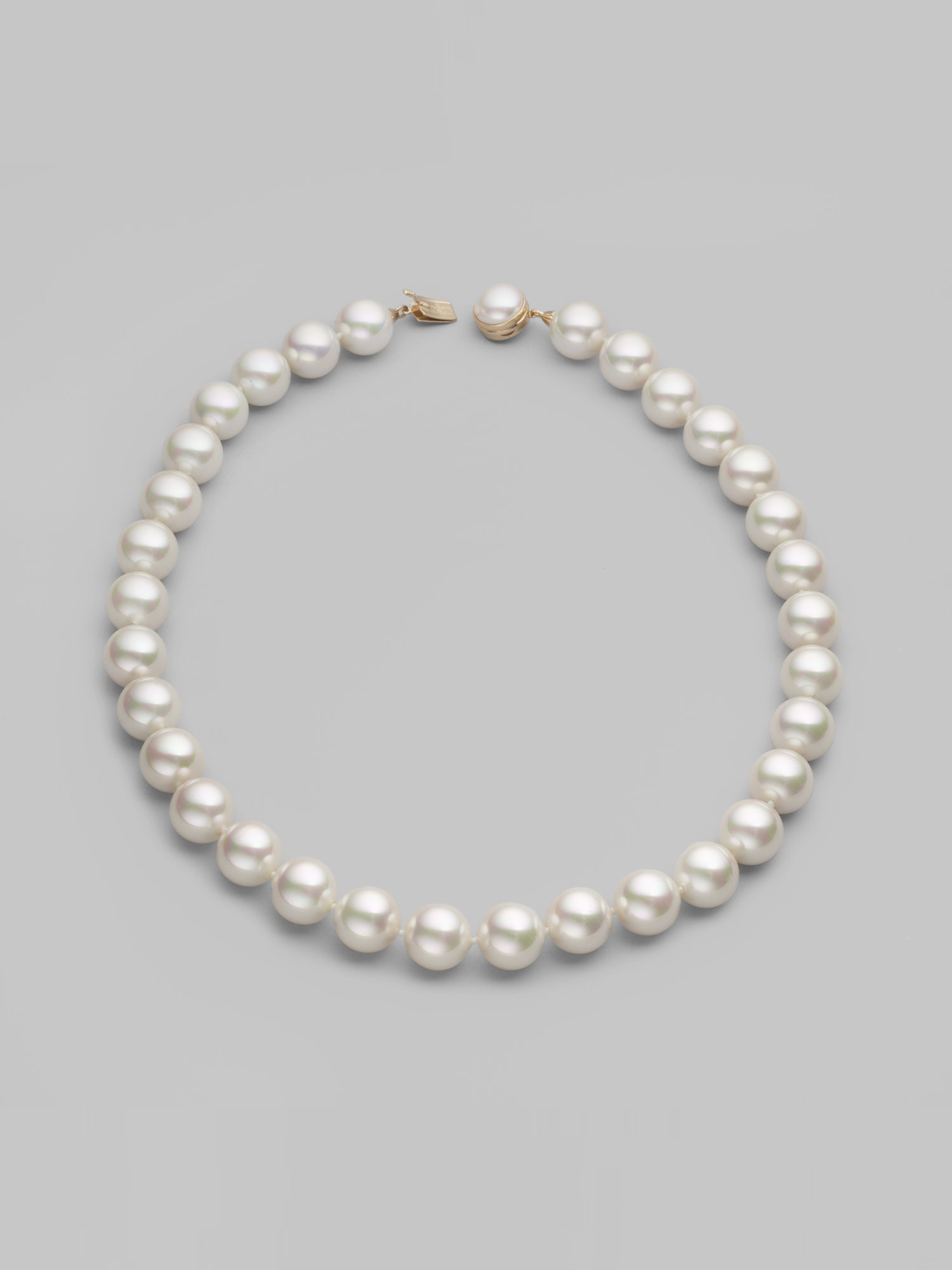 Majorica 14mm White Pearl Strand Necklace20 In Natural Lyst