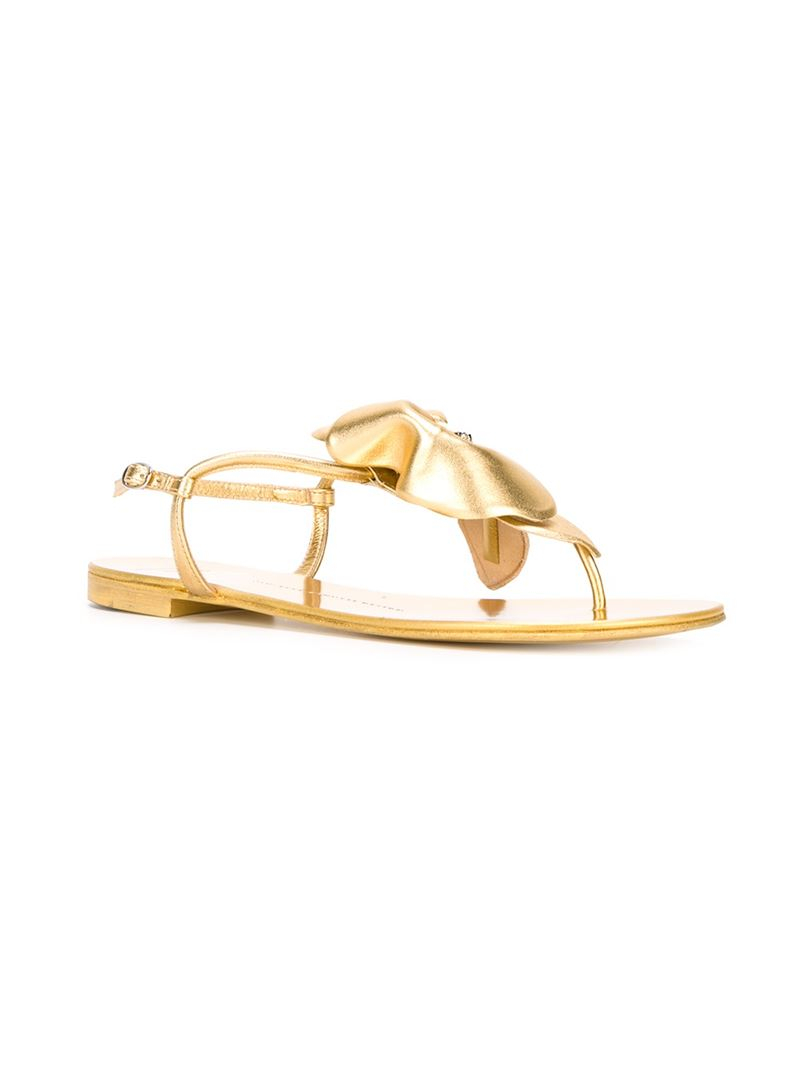giuseppe zanotti flower sandals