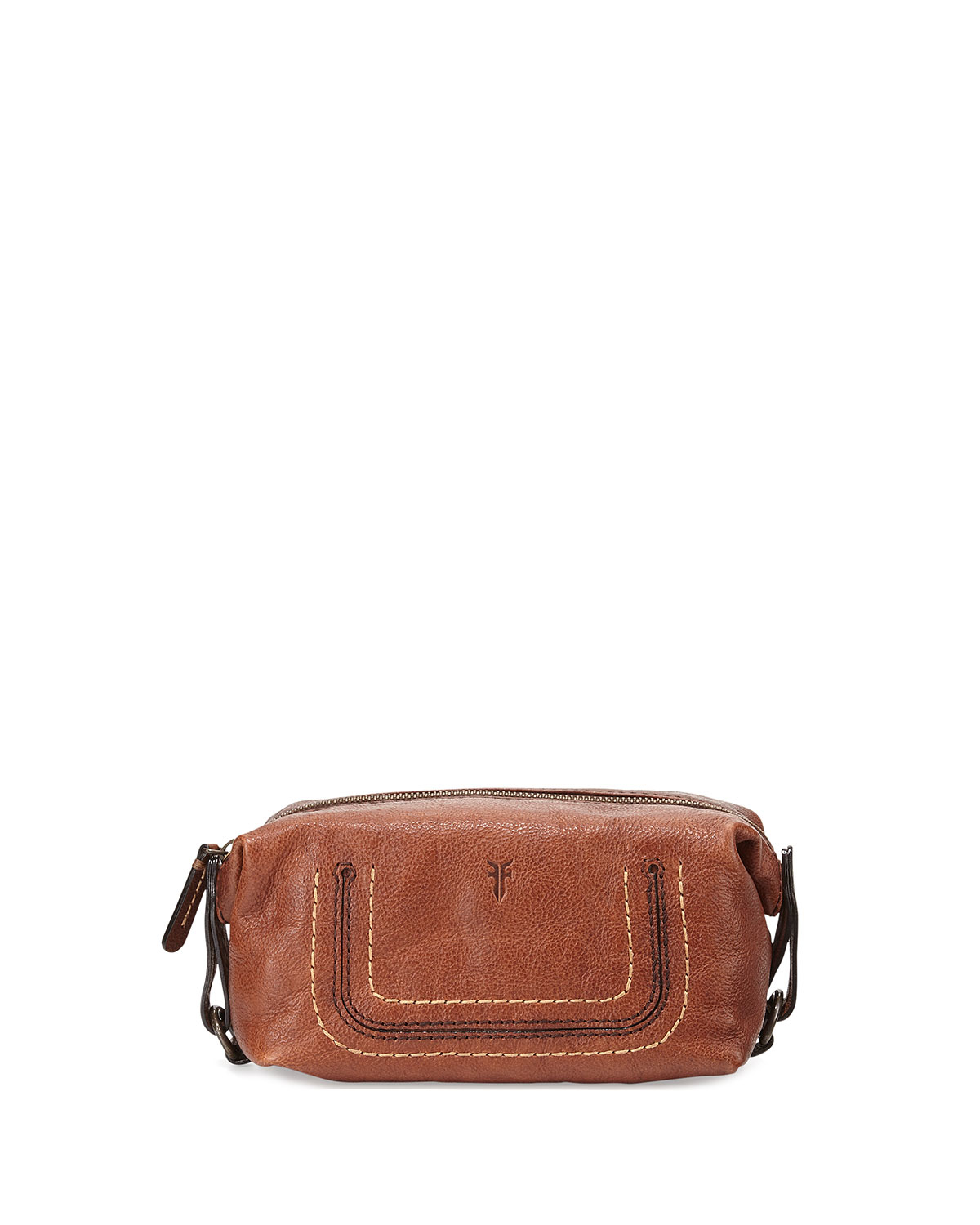 Frye Anna Leather Cosmetic Case Brown Lyst Frye Anna Leather Cosmetic Case Brown Lyst