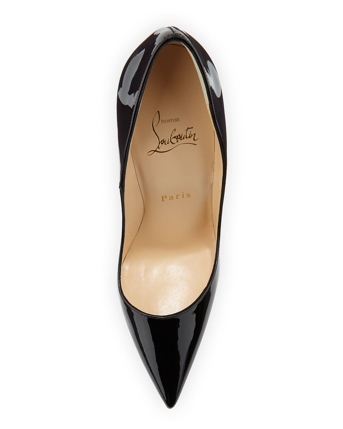 Lyst - Christian Louboutin So Kate Patent Red Sole Pump in Black