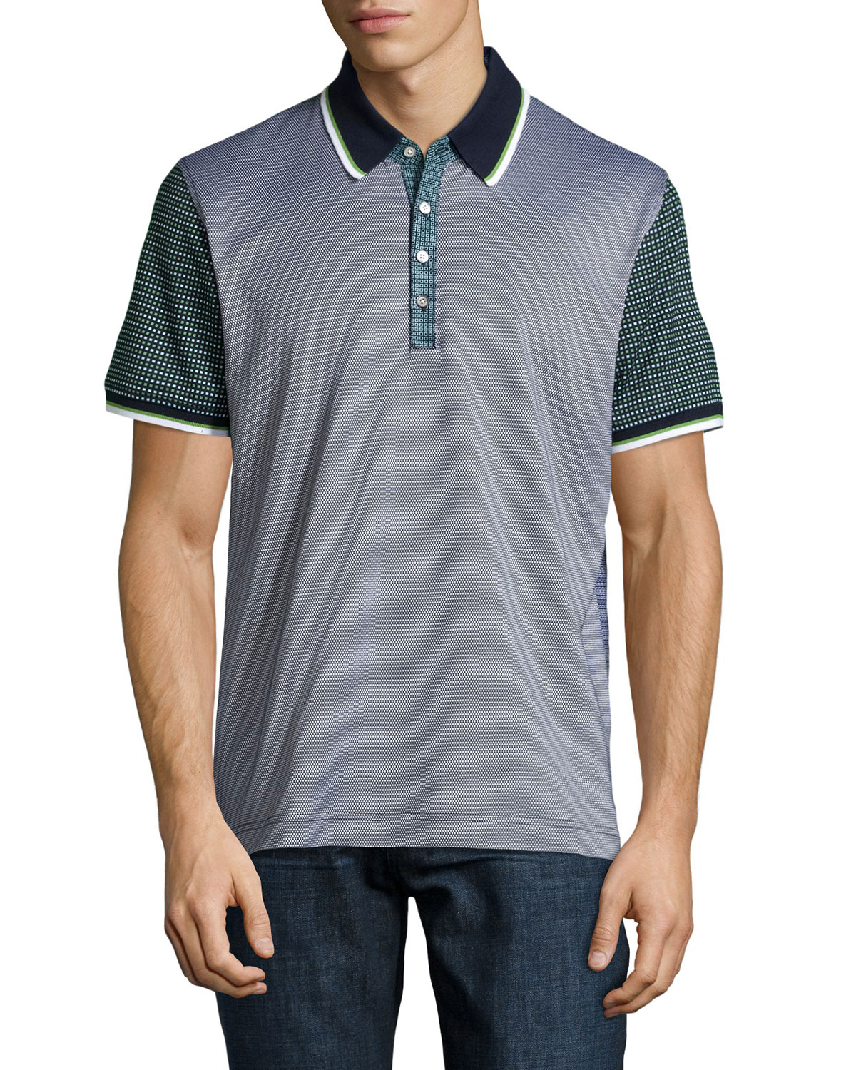 Lyst Robert graham Pascal Patterned Polo Shirt in Blue for Men