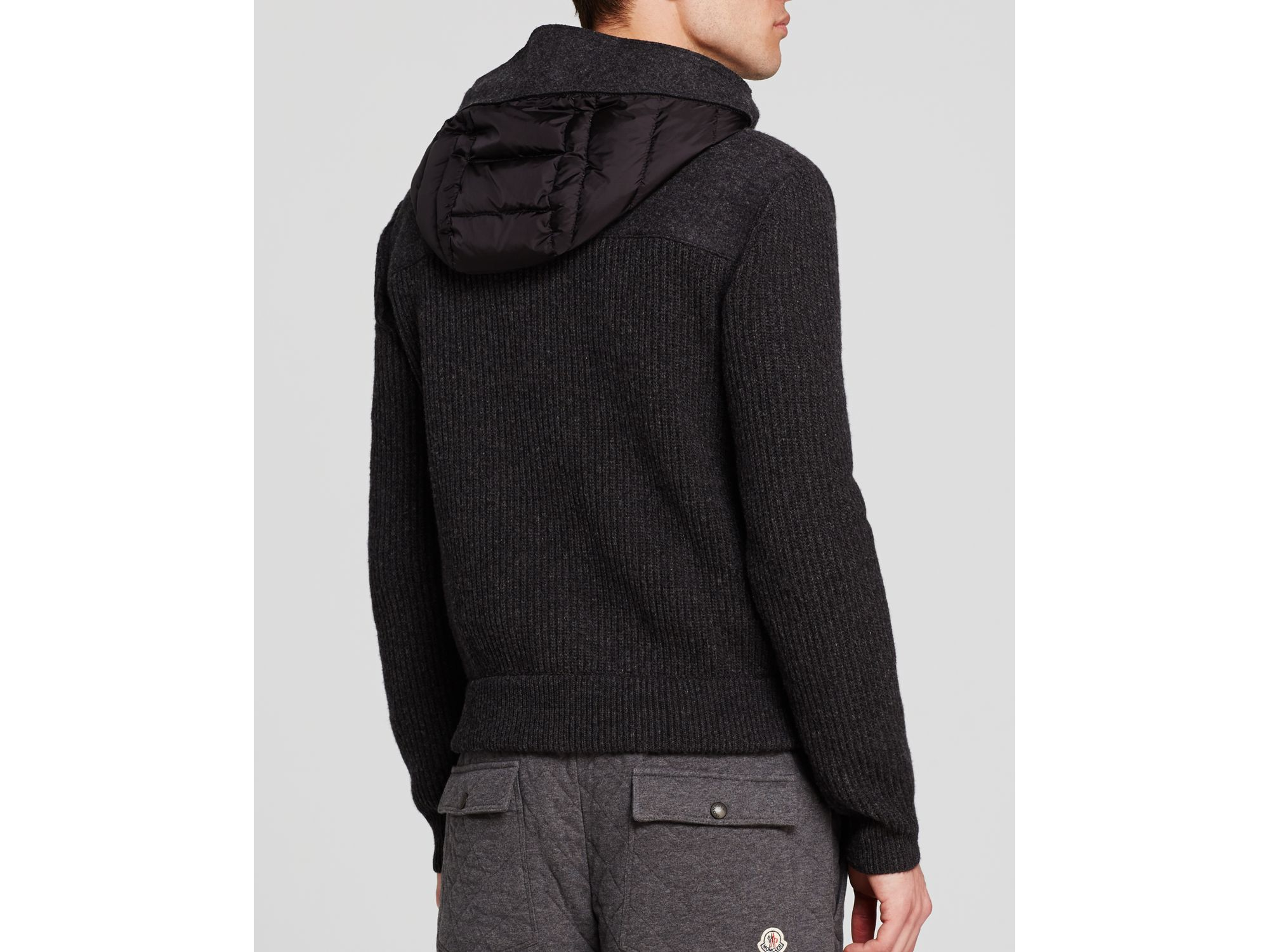 moncler maglione barrel side panel cardigan moncler maglione barrel side panel cardigan