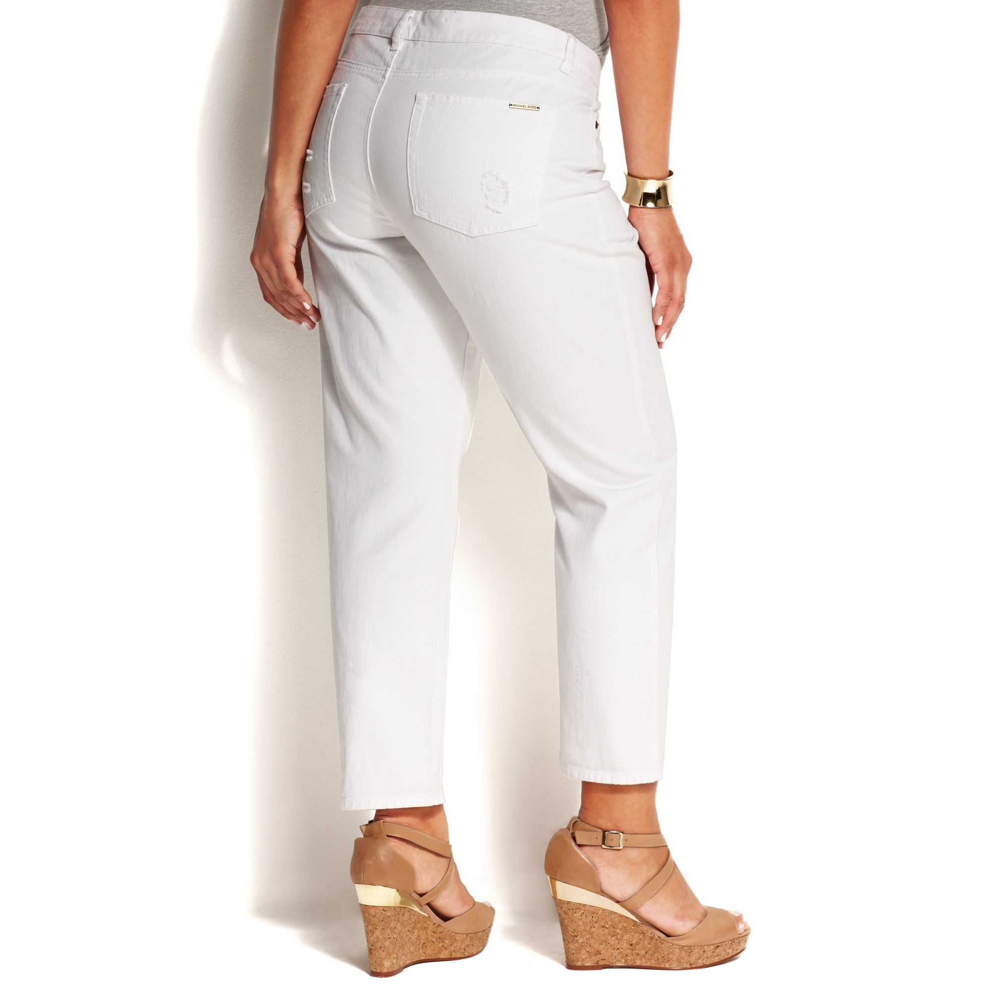 michael kors cropped pants