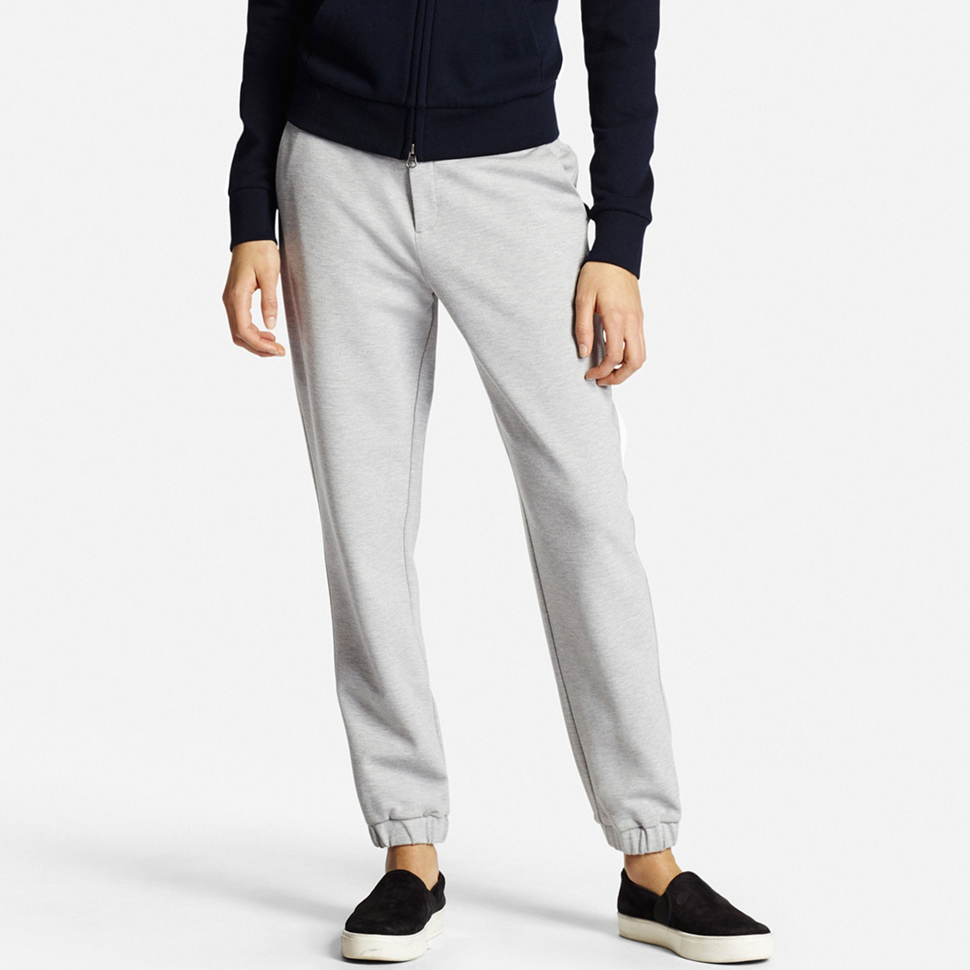uniqlo s ponte joggers in white for light gray uniqlo s ponte joggers in white for light gray