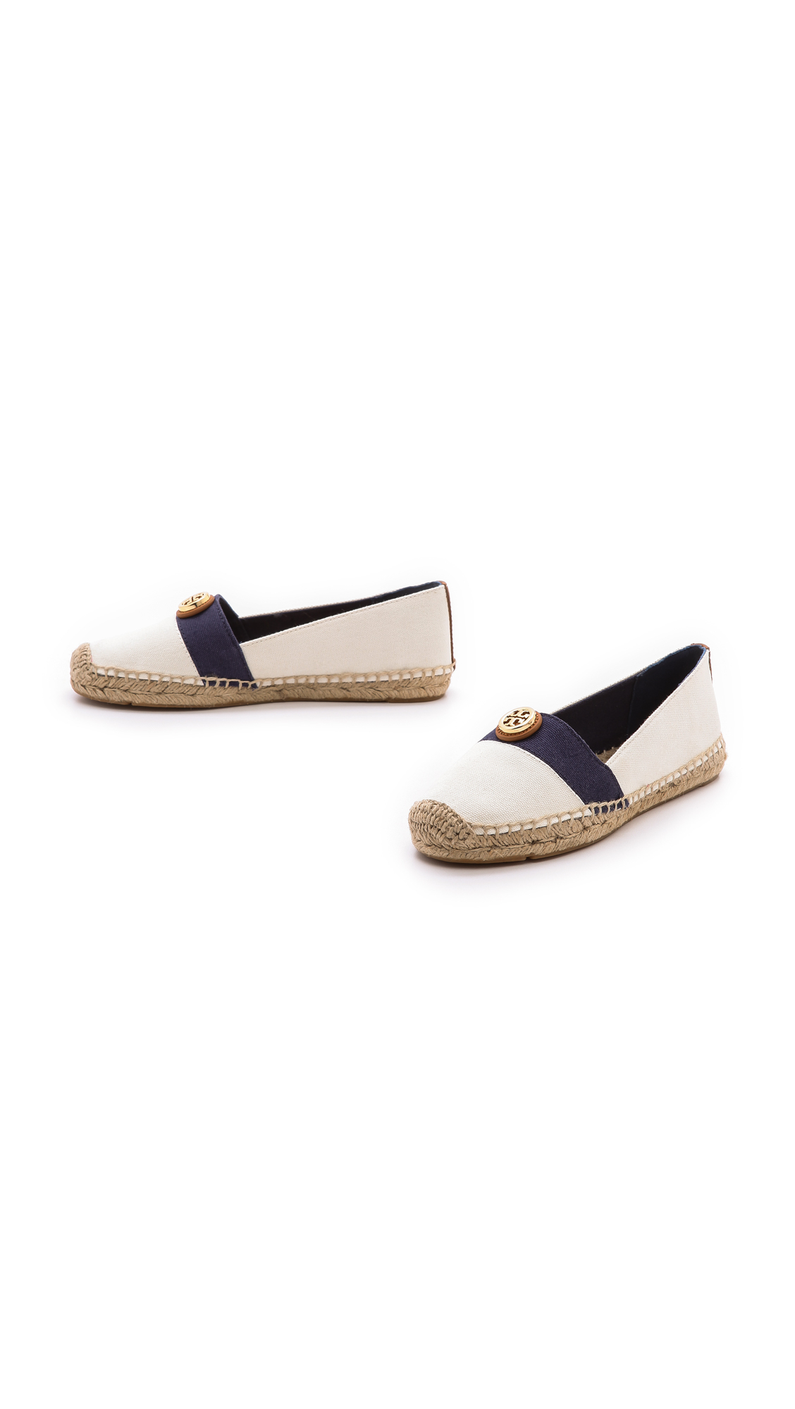 tory burch espadrille white
