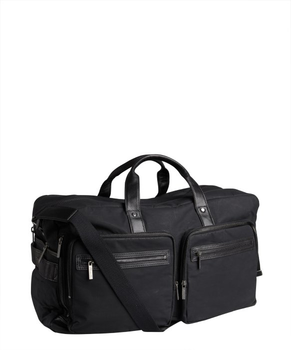 kenneth cole leather duffle bag mens