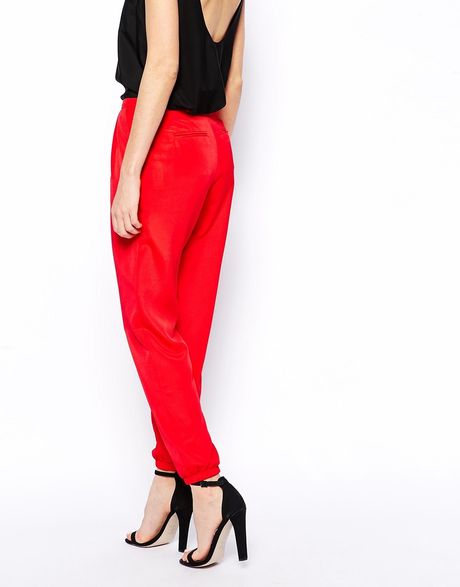 Womens dress pants with elastic ankles