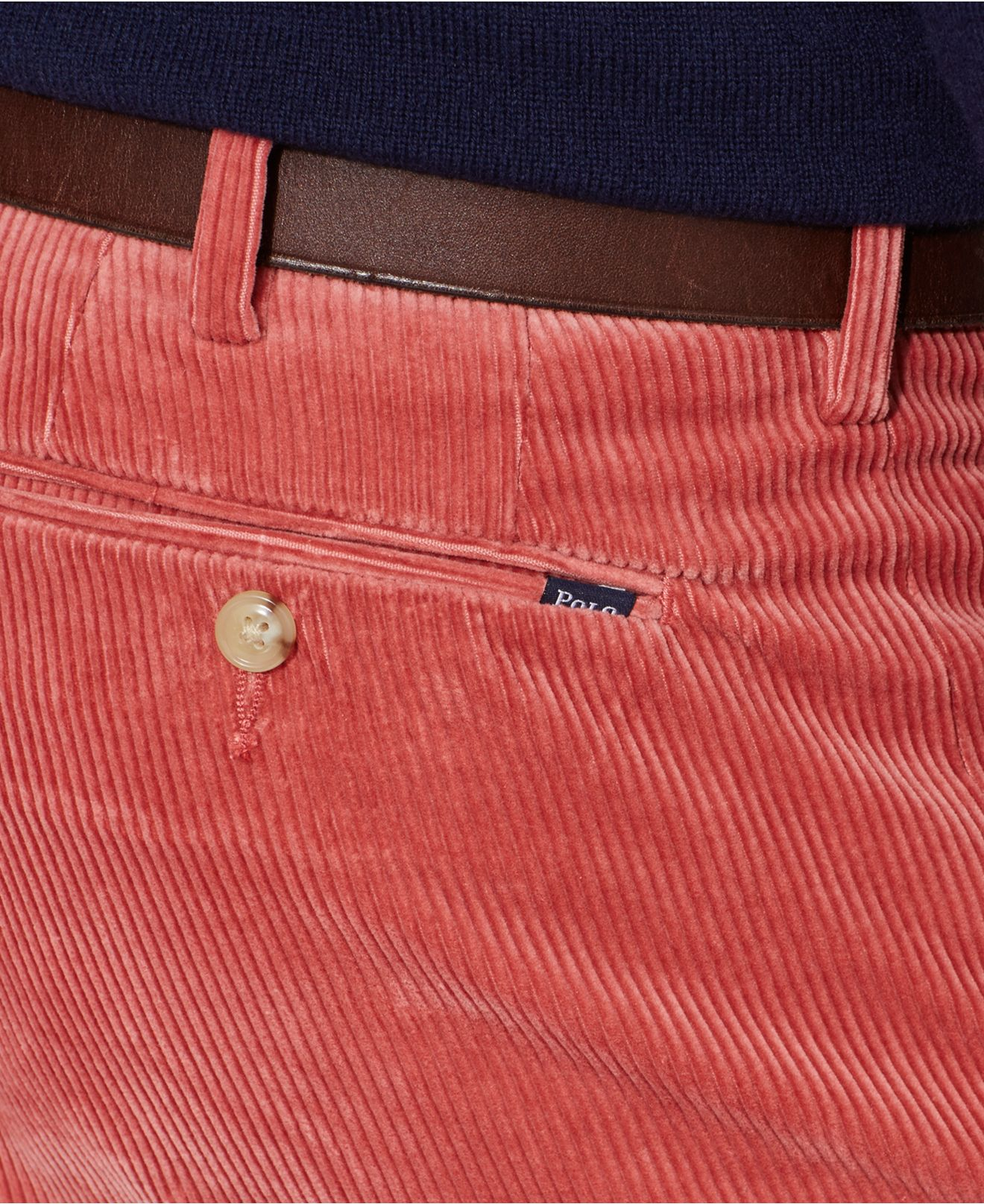 Polo ralph lauren Classic-Fit Newport Corduroy Pants in Pink for Men | Lyst