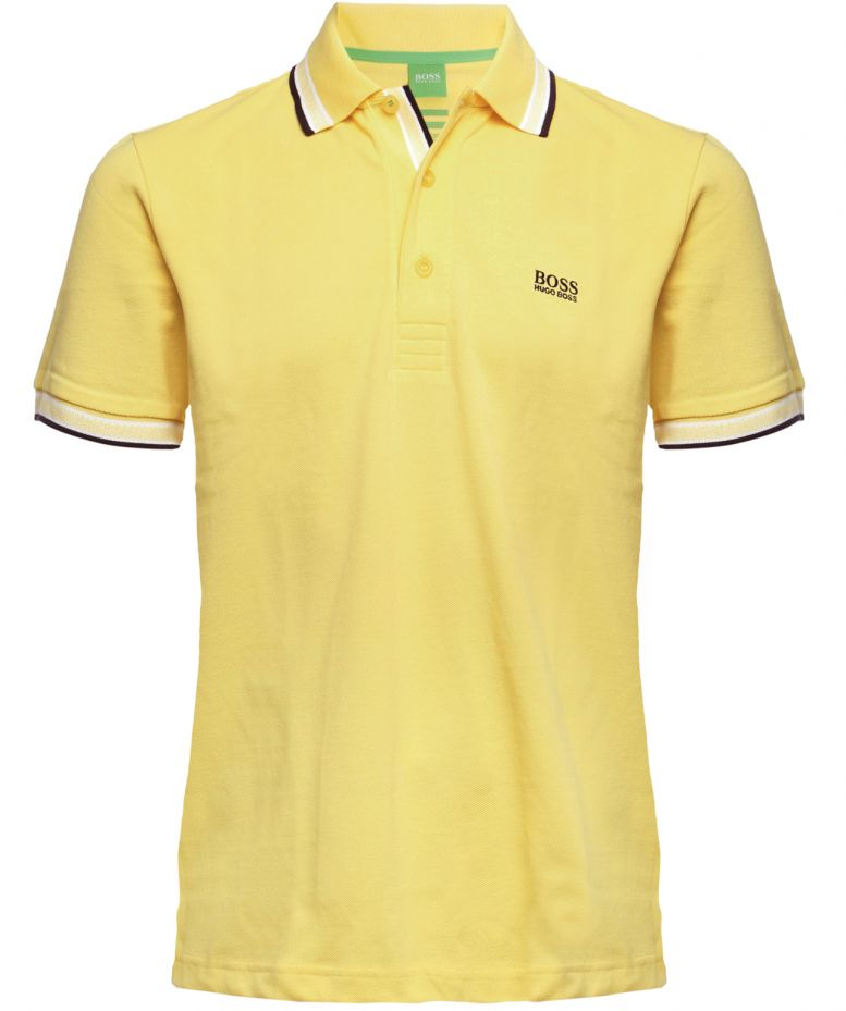 Lyst - Boss Green Paddy Polo Shirt in Yellow for Men