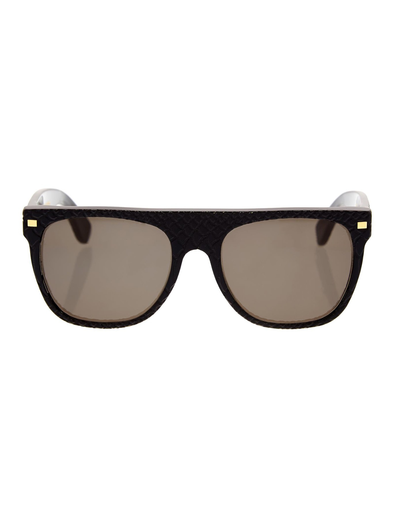 Retrosuperfuture Flat Top Goffrato Sunglasses in Black for Men Lyst