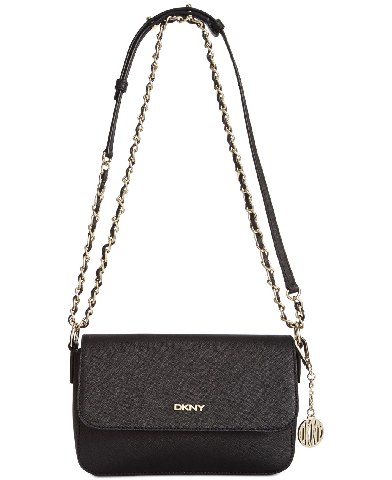 Dkny Bryant Park Small Flap Crossbody in Black