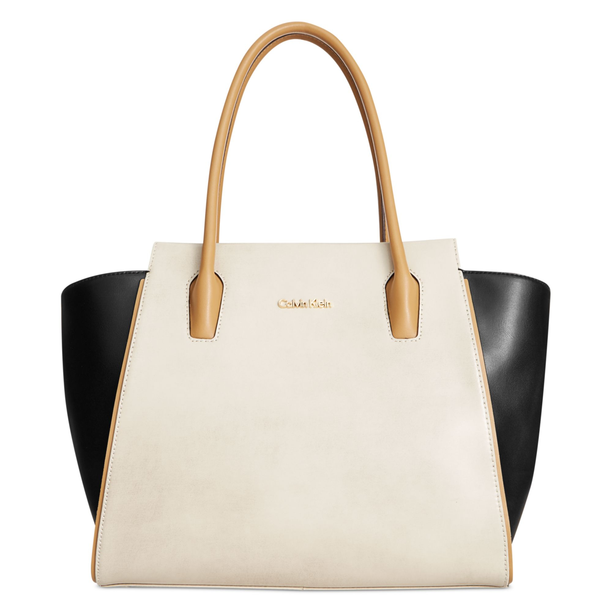 Calvin Klein Kennedy Tote in White (Ivory Combo) | Lyst