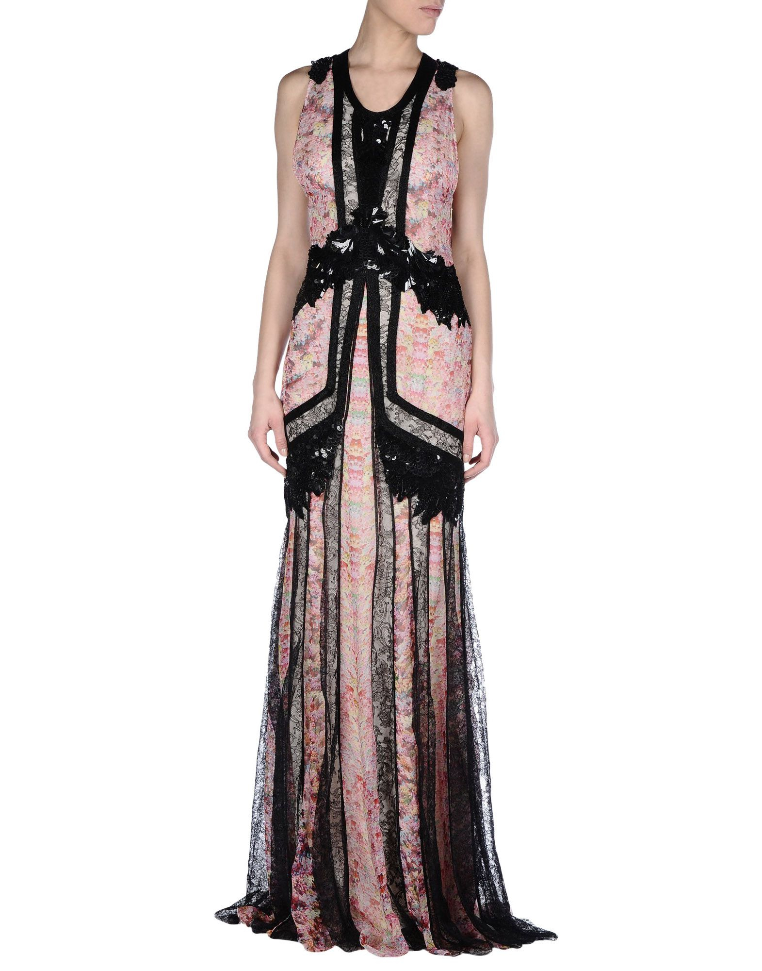 Lyst - Roberto Cavalli Long Dress in Pink