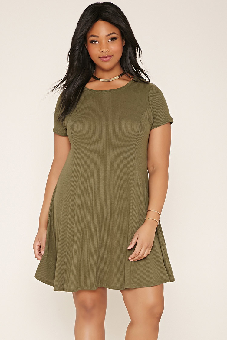 Forever 21 Plus  Size  T  shirt  Dress  You ve Been Added To 