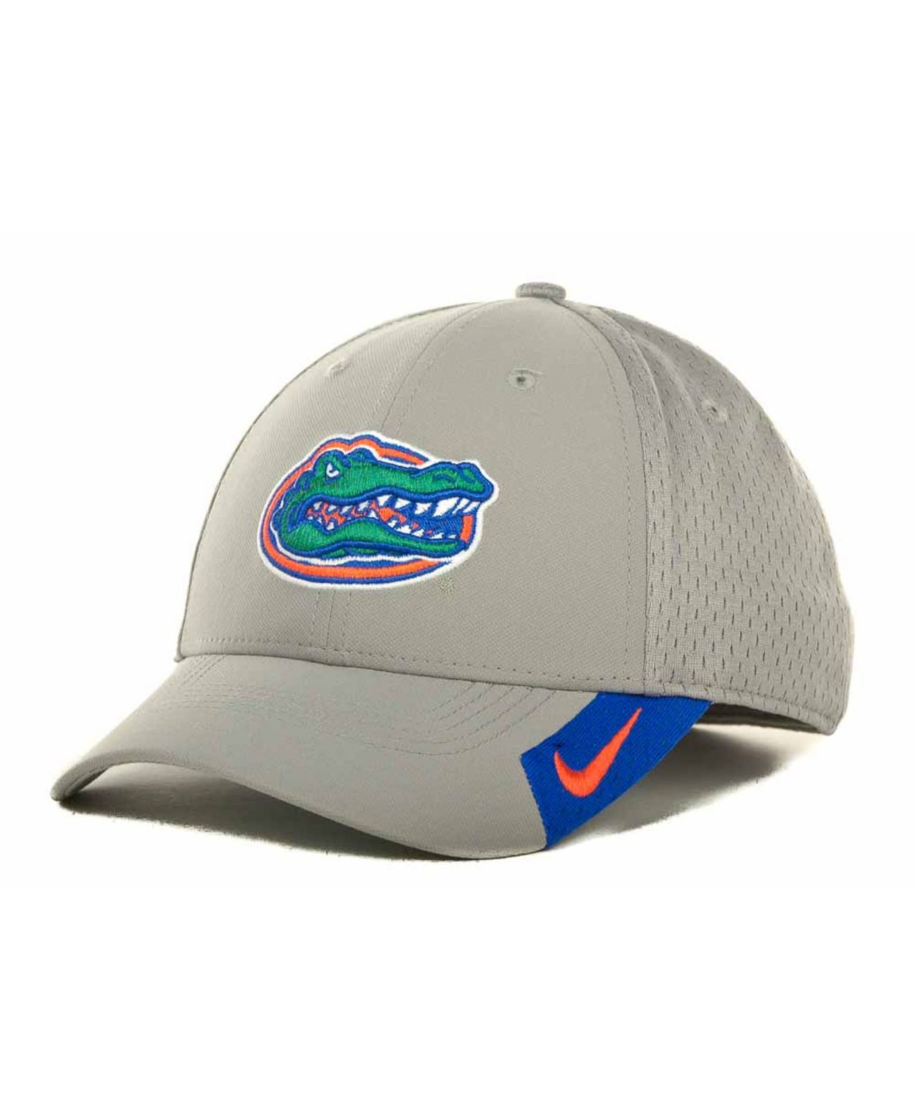 Lyst - Nike Florida Gators Grayout Mesh Swooshflex Dri-Fit Cap in Gray ...