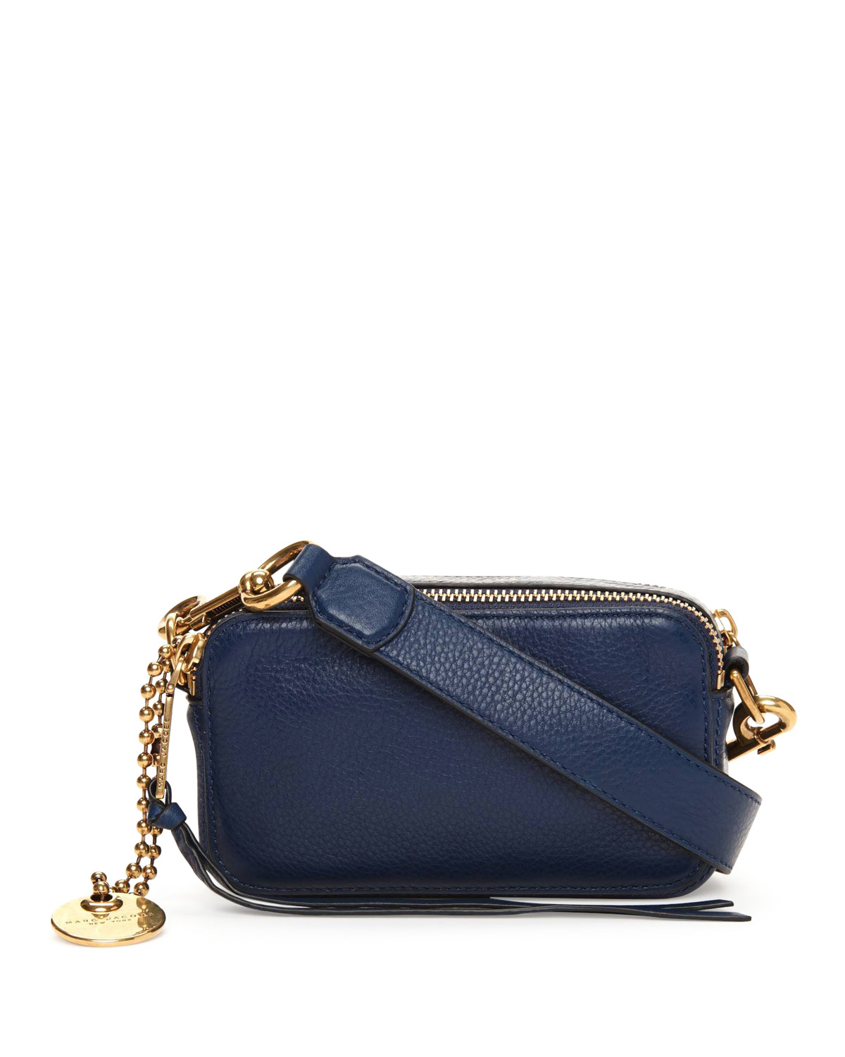 Lyst - Marc Jacobs Recruit Leather Camera Bag in Blue