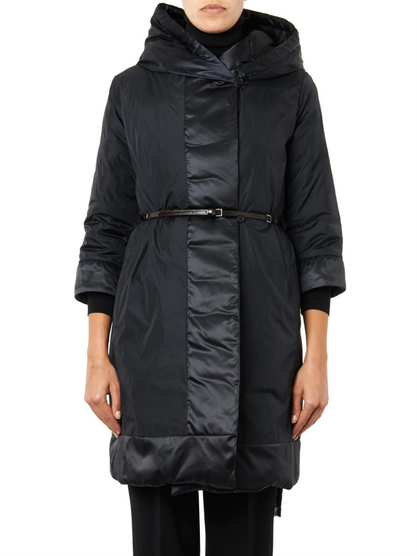 Lyst - 's max mara Novef Quilted Reversible Coat in Blue