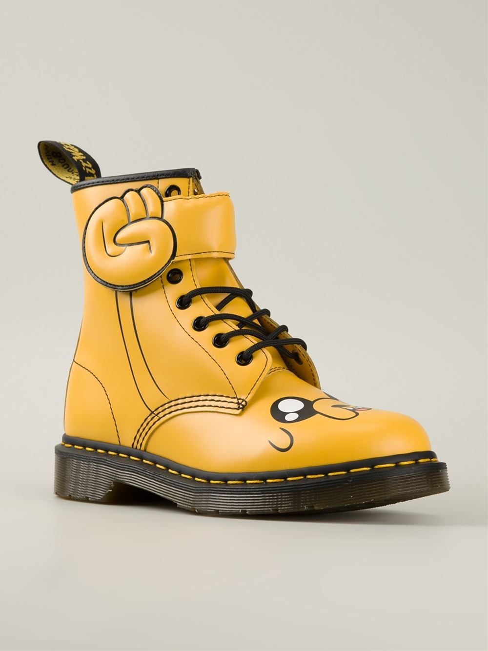 Dr. Martens Adventure Time X Dr.martens 'jake' Boots in Yellow - Lyst