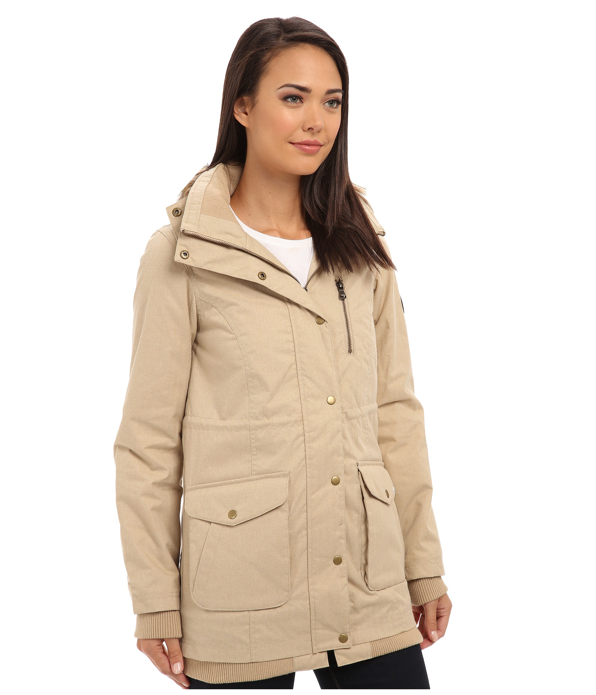 vans parka beige vans parka beige