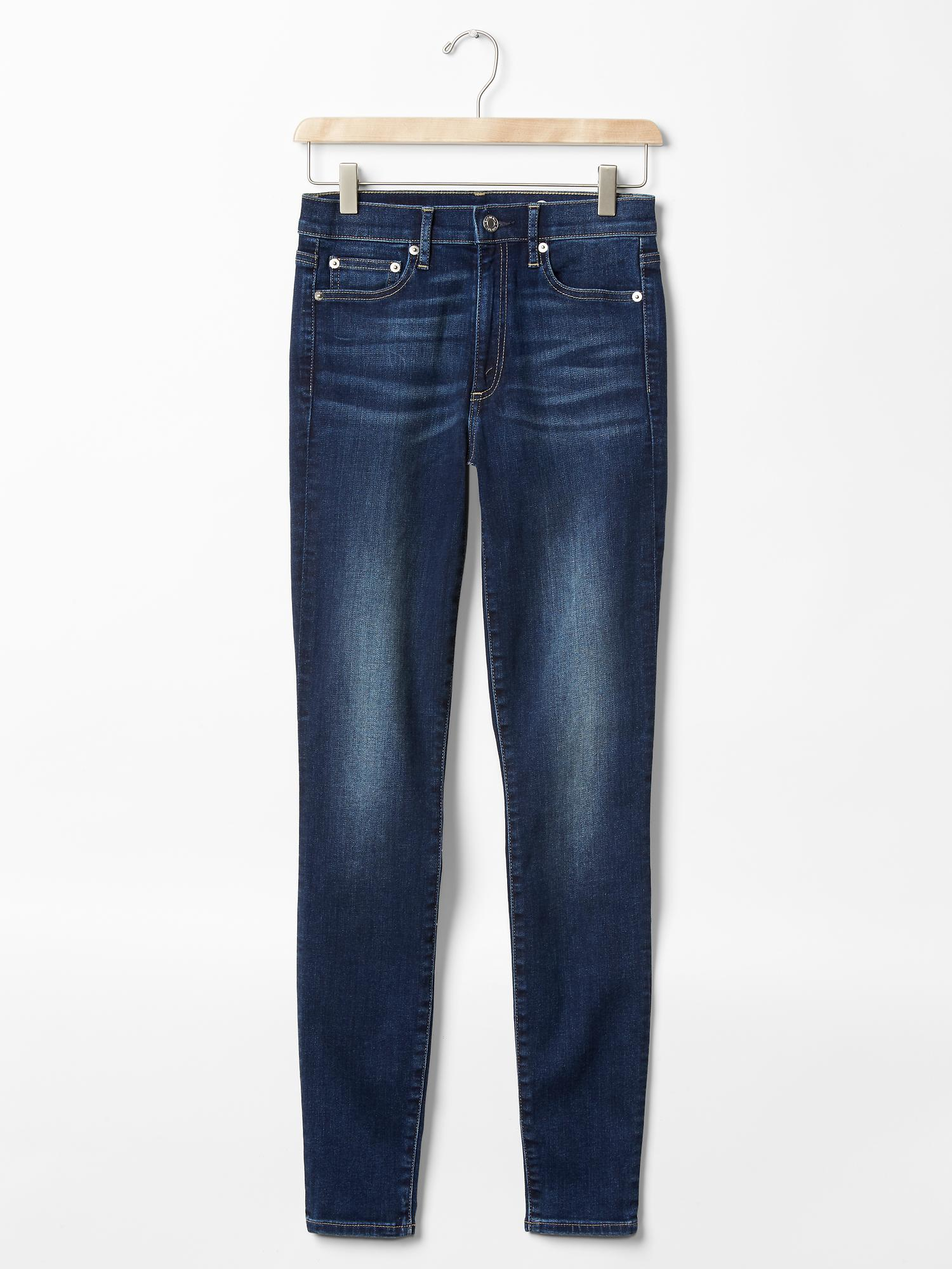 gap true skinny super high rise jeans