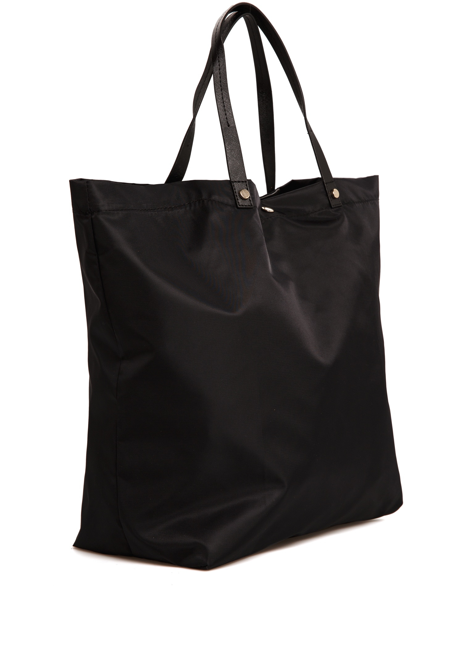 Lyst - Mango Nylon Shopper Bag in Black