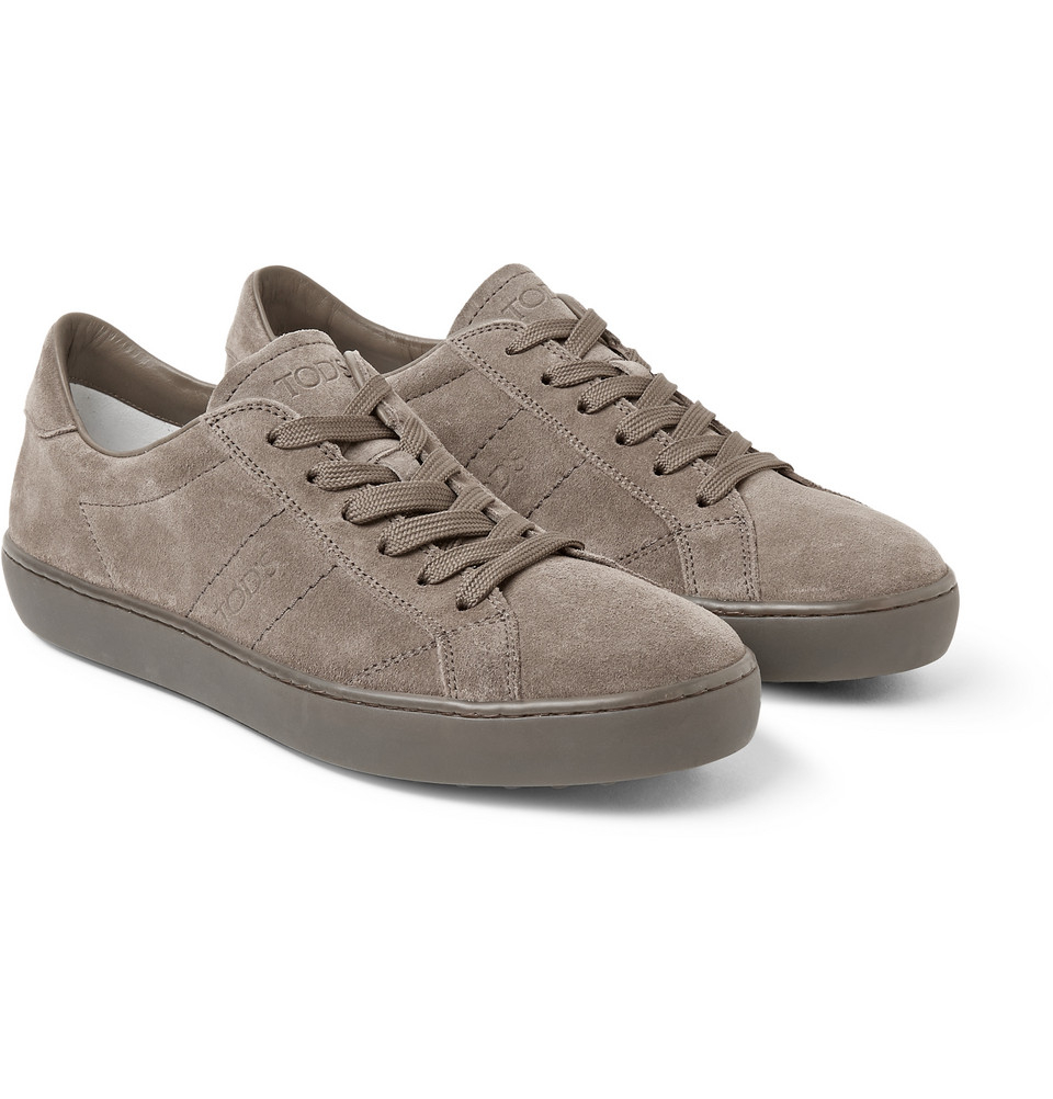 Tod's Suede Sneakers in Brown for Men | Lyst