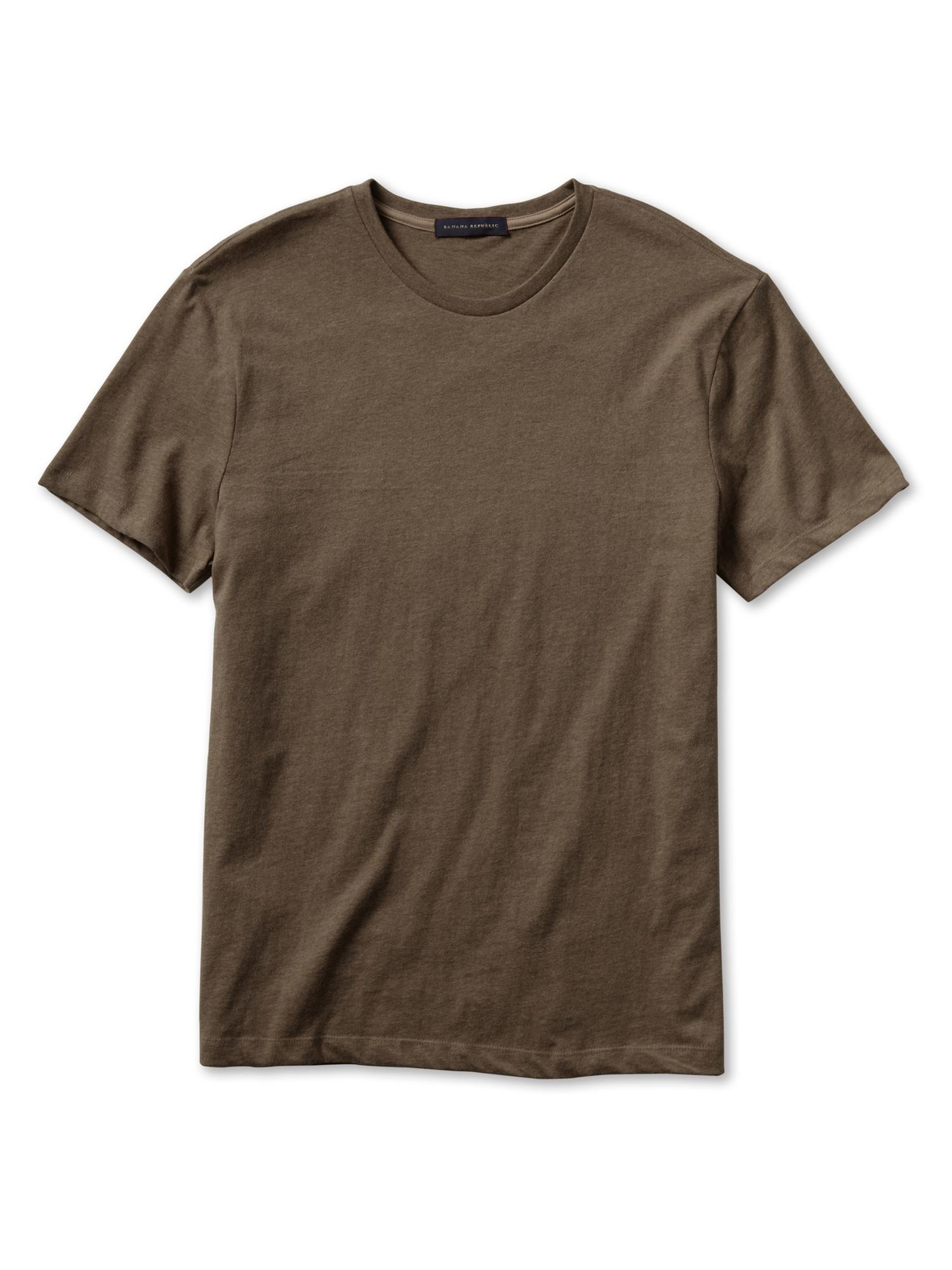 Banana Republic | Brown Soft-Wash Cotton T-Shirt for Men | Lyst