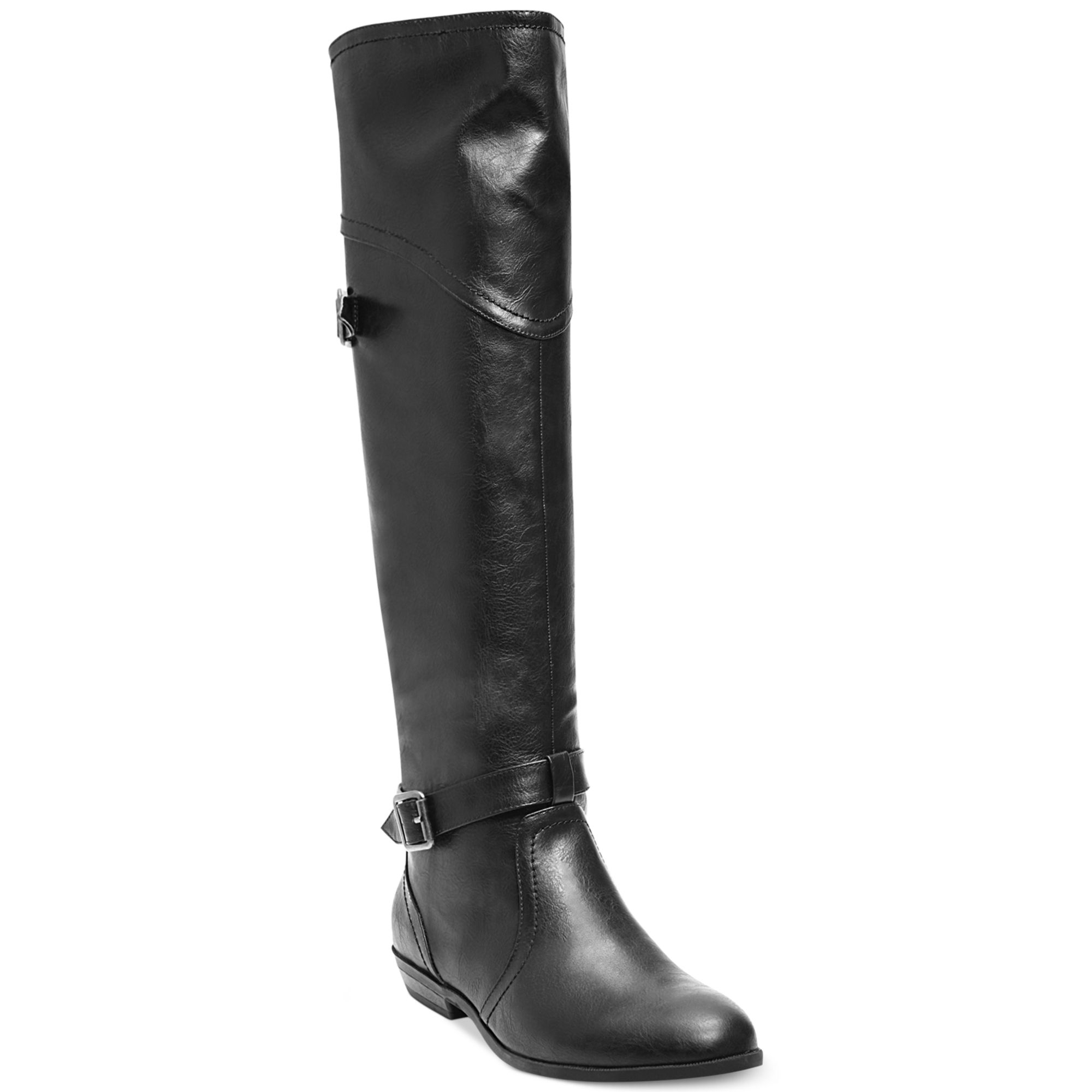 Madden Girl Expertt Tall Shaft Boots in Black | Lyst