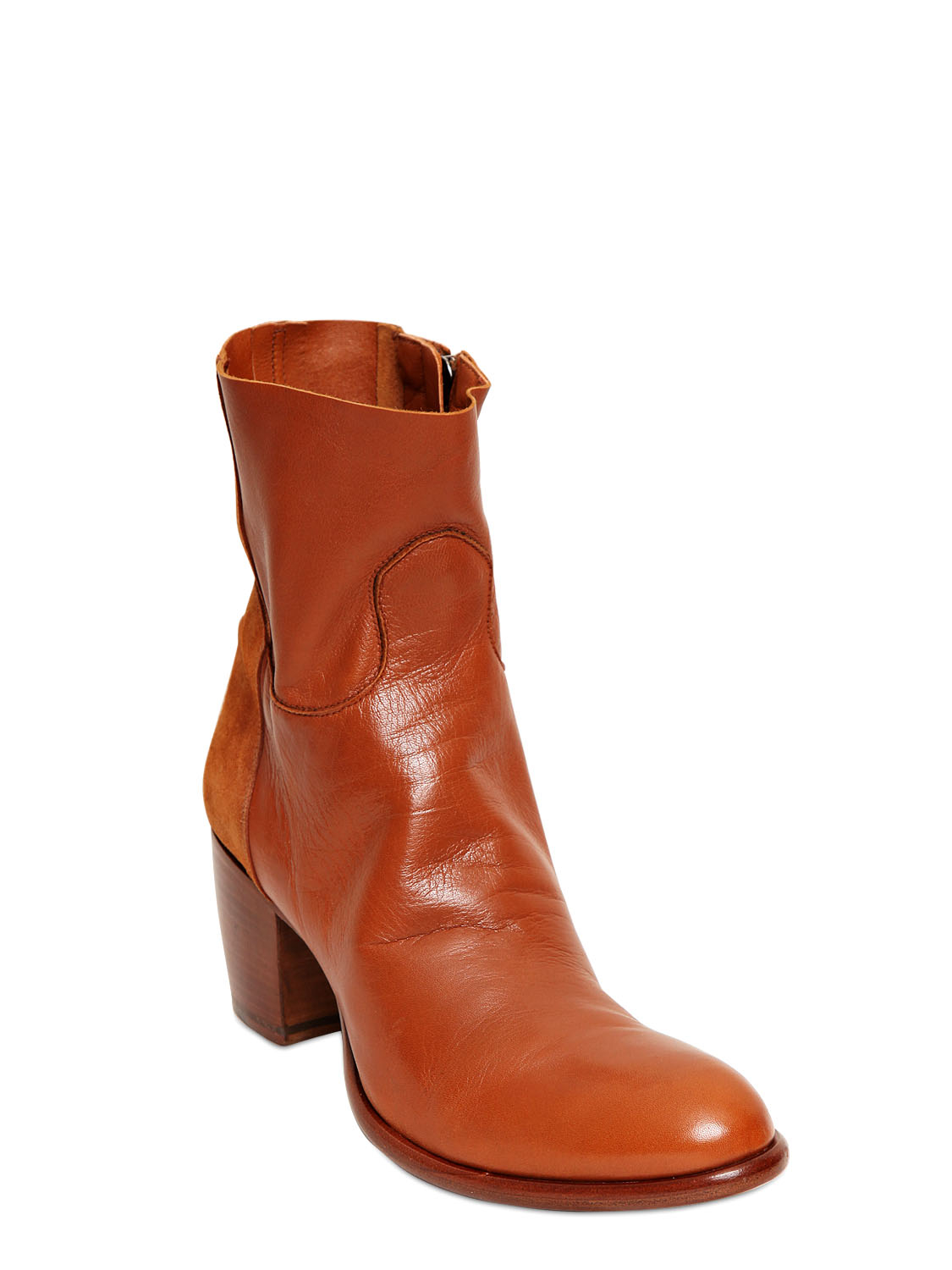 leather suede boots