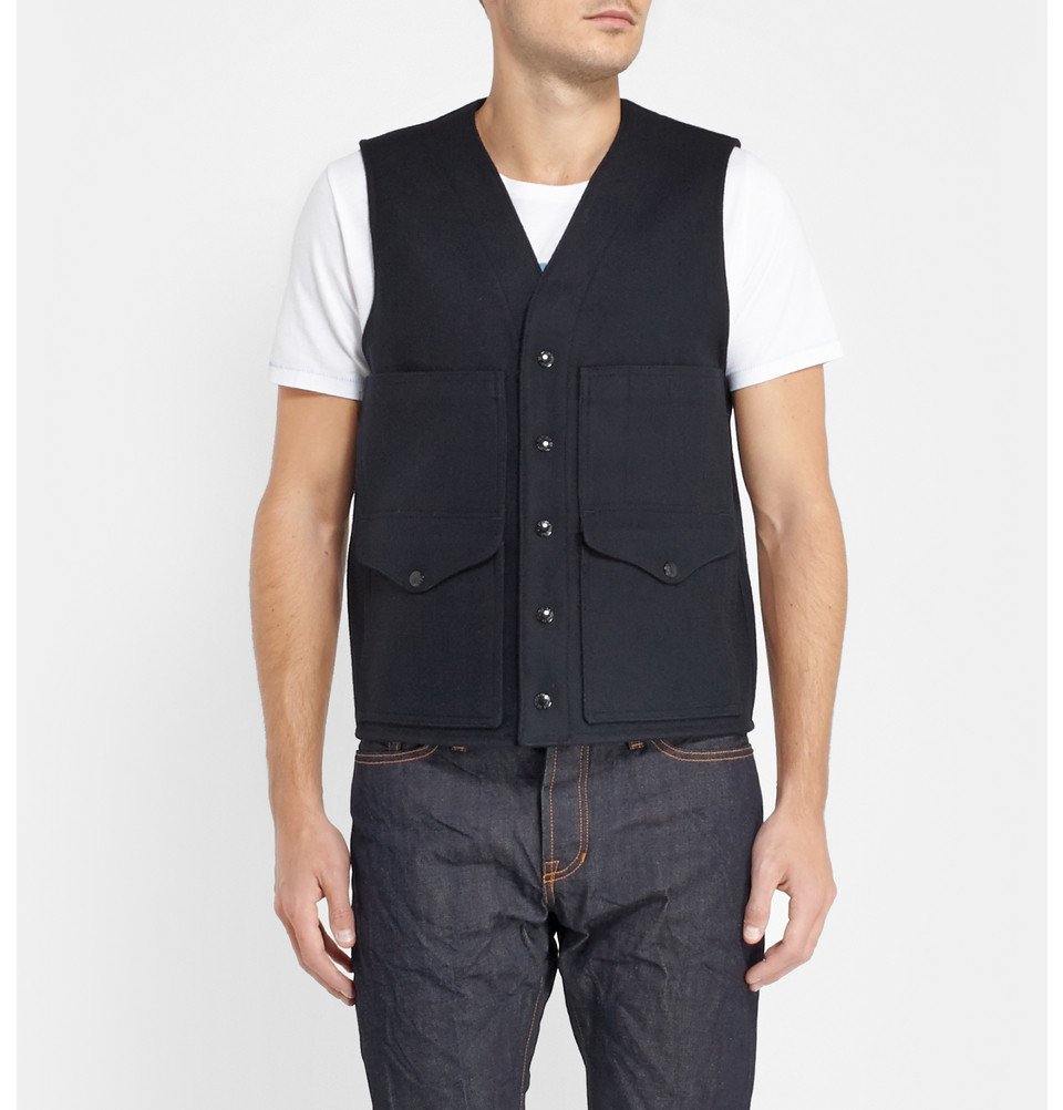 Filson MackinawWool Vest in Blue for Men Lyst