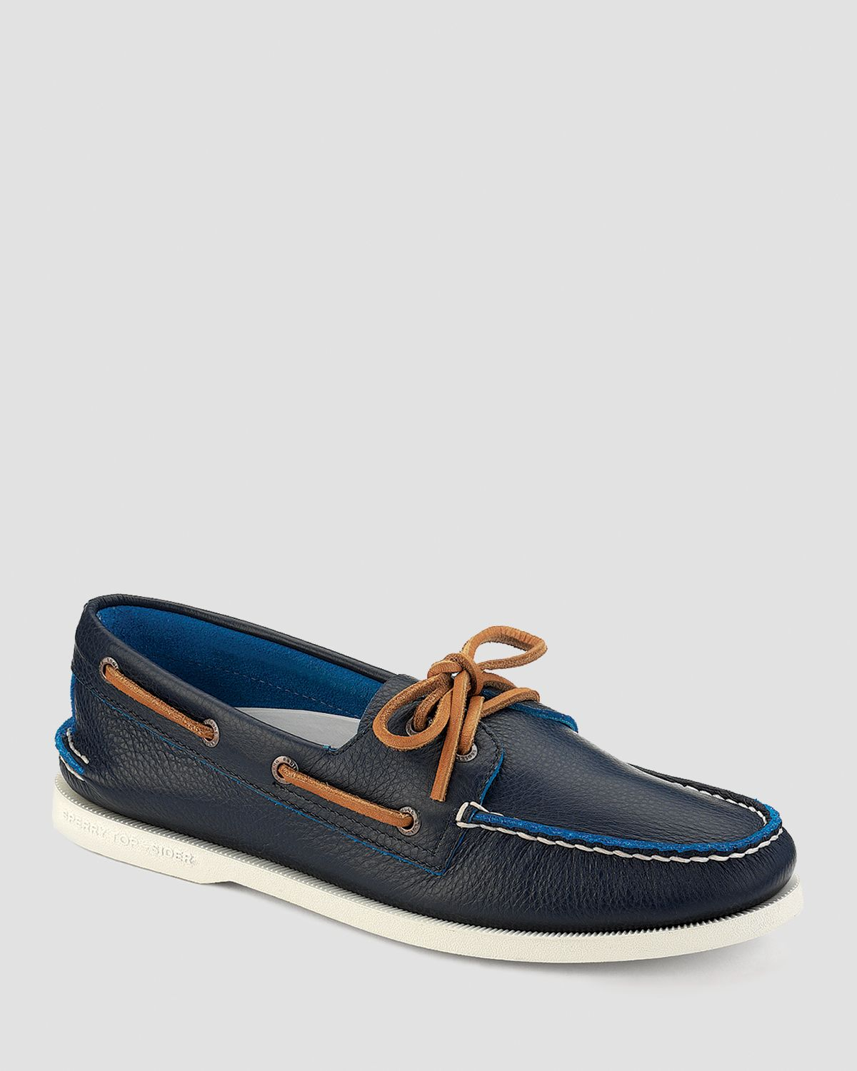 Sperry top-sider A/o 2-eye Dual Tone Boat Shoes in Blue for Men | Lyst