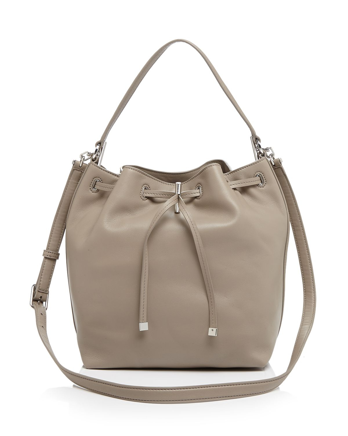 Tory burch Shoulder Bag - Toggle Drawstring Bucket in Gray | Lyst