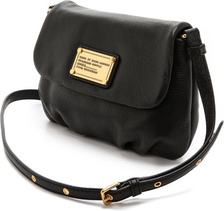 Marc By Marc Jacobs Classic Q Flap Percy Bag in Black | Lyst