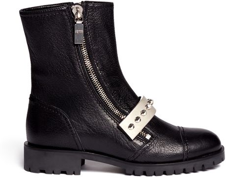 alexander mcqueen boots studs