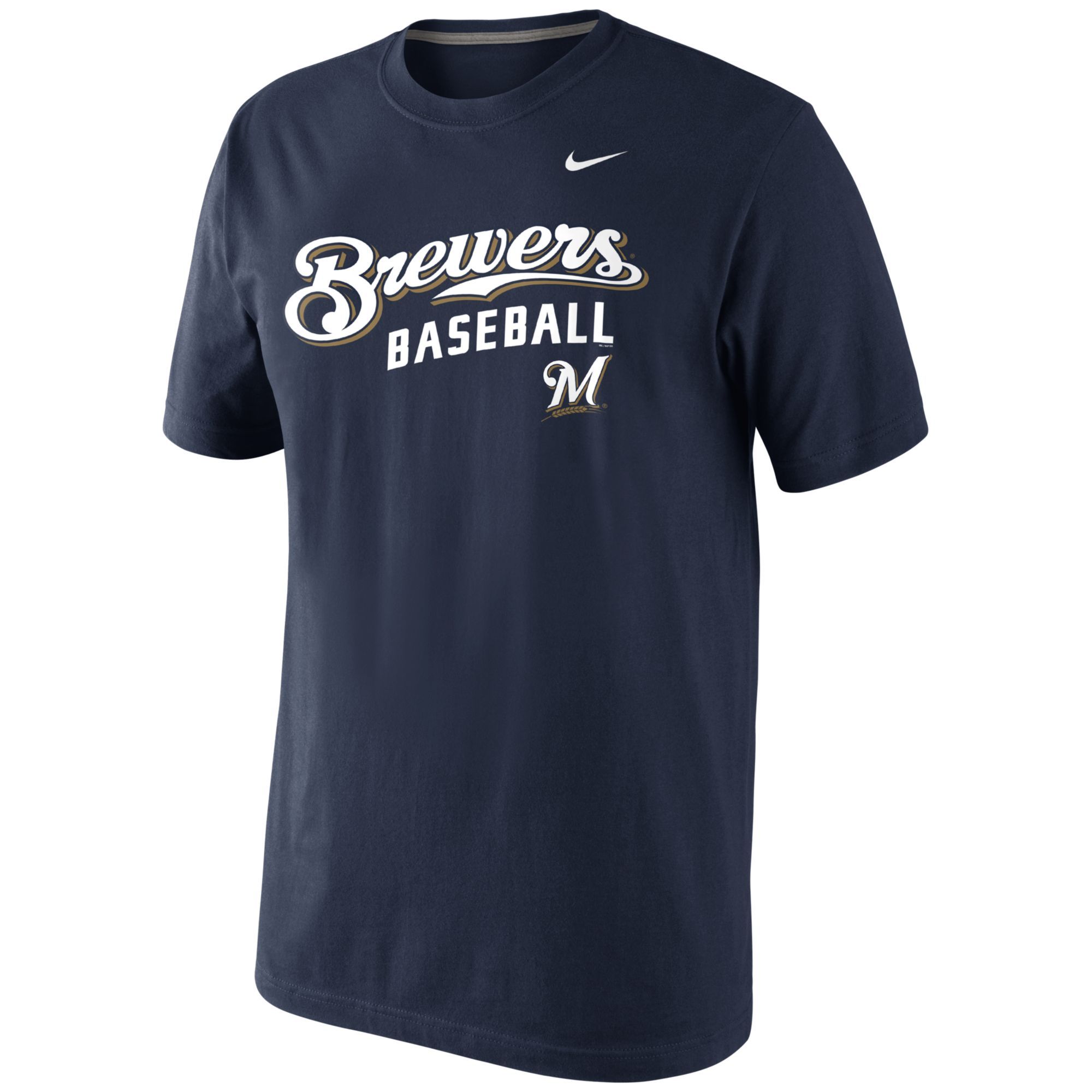 Nike Men's Milwaukee Brewers Practice T-shirt in Blue for Men (Navy) | Lyst