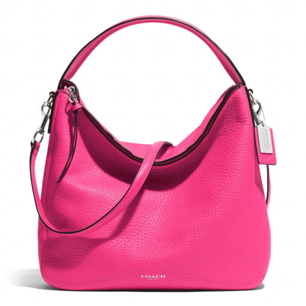 Lyst - Coach Bleecker Sullivan Hobo In Pebbled Leather in Pink